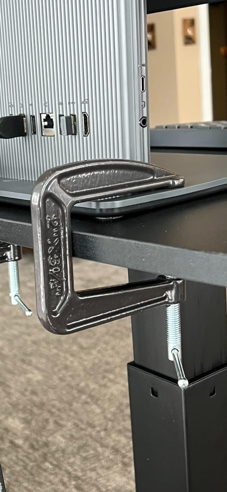 Mount-It! Rolling Laptop Desk Adjustable Height (29.6