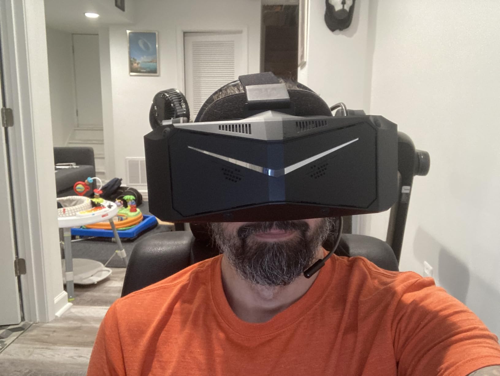 Pimax Crystal Light VR Headset Partial Payment Version-with Controllers, 8K QLED with Local-Dimming, Lightweight & Comfortable Compatible with Flight Simulators, iRacing & PC Gaming - Customer Photo 1