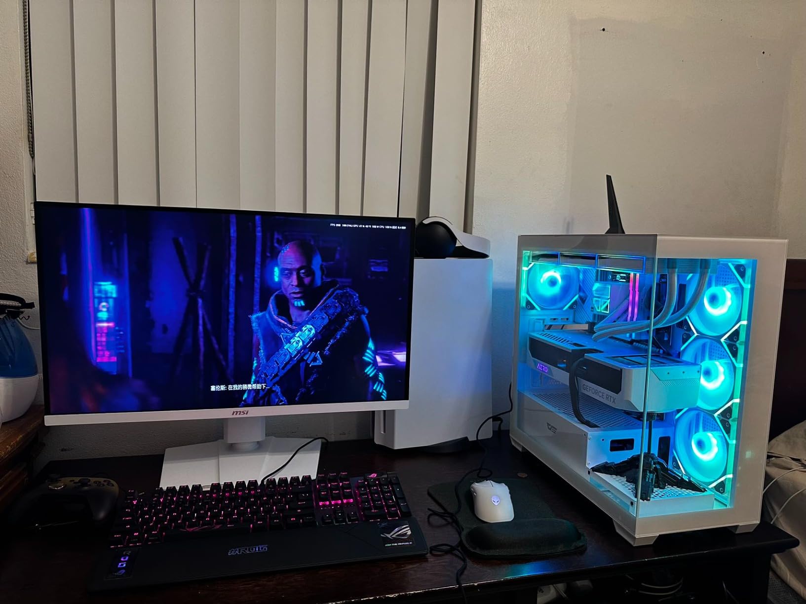 MSI MAG 274URFW 27-inch 4K Gaming Monitor, 3840 x 2160 (UHD), 0.5ms Response Time, 160Hz, HDR 400, HDMI, DP Port, Tilt and Height Adjustable - Customer Photo 2