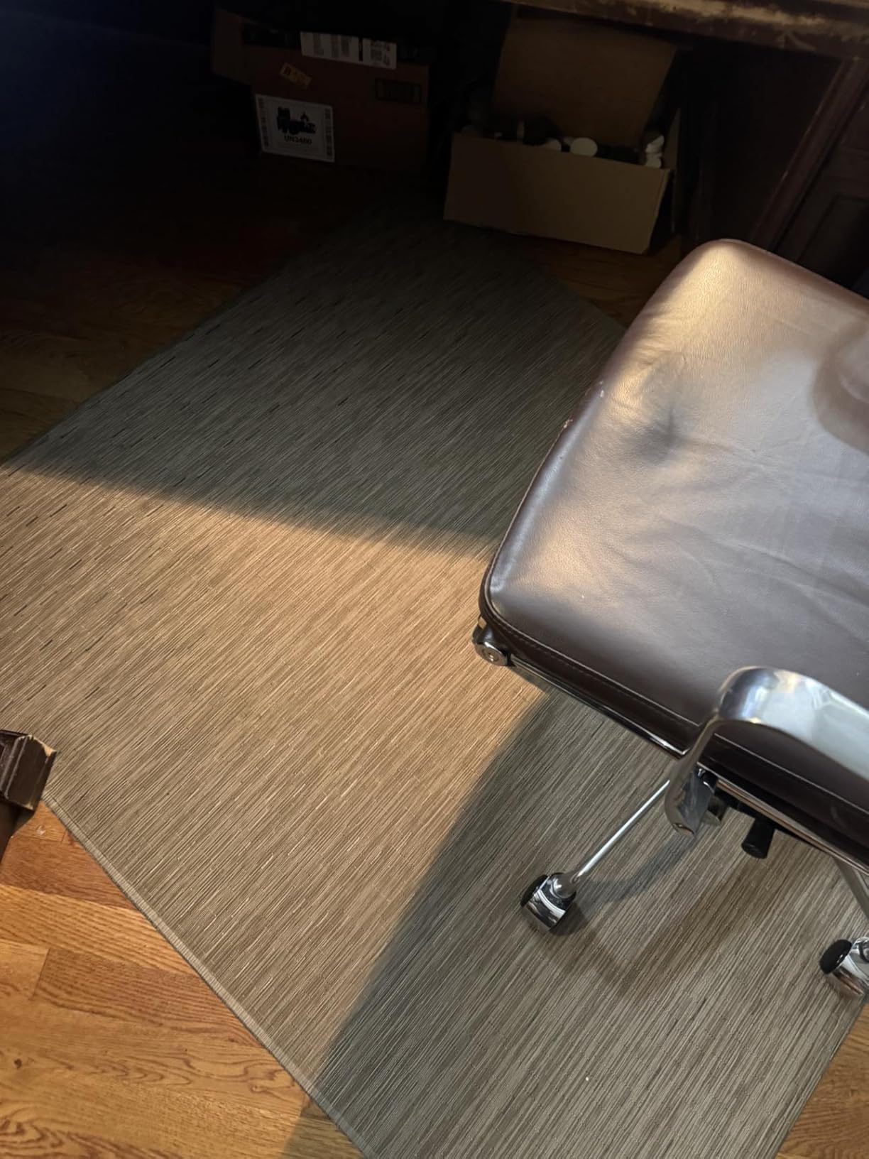 Blvornl Office Chair Mat for Hardwood Floor, 35.4