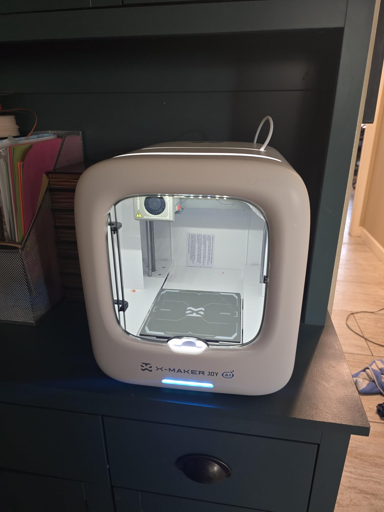 3D Printer for Kids, Beginner 3D Printer with 8 PLA Filament Set, Huge Toy Library & Modify, Wi-Fi & App Control, Create STEM Toys, High Precision, W/ 15+ Mini 3D Design Module, X-Maker Joy - Customer Photo 2