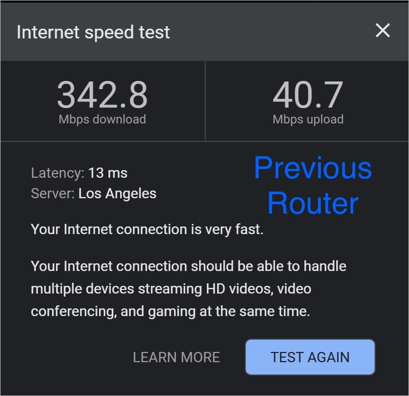 NETGEAR Nighthawk Modem Router Combo (CAX30) DOCSIS 3.1 Cable Modem and WiFi 6 Router - AX2700 2.7 Gbps - Compatible with Xfinity, Spectrum, Cox, and More - Gigabit Wireless Internet Customer Review NETGEAR Nighthawk Modem Router Combo (CAX30) DOCSIS 3.1 Cable Modem and WiFi 6 Router - AX2700 2.7 Gbps - Compatible with Xfinity, Spectrum, Cox, and More - Gigabit Wireless Internet - Customer Photo 2