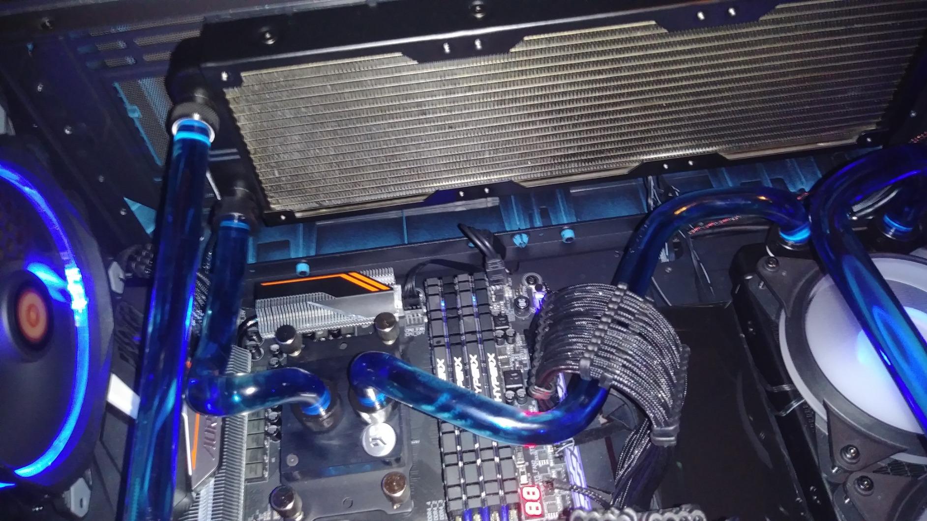 Thermaltake View 170 TG ARGB Black Micro-ATX Case; 3x120mm ARGB Fans Included; Supports Up to 280mm Radiator; Front & Side Dual Tempered Glass Panel; CA-1Z4-00M1WN-00; 3 Year Warranty - Customer Photo 2