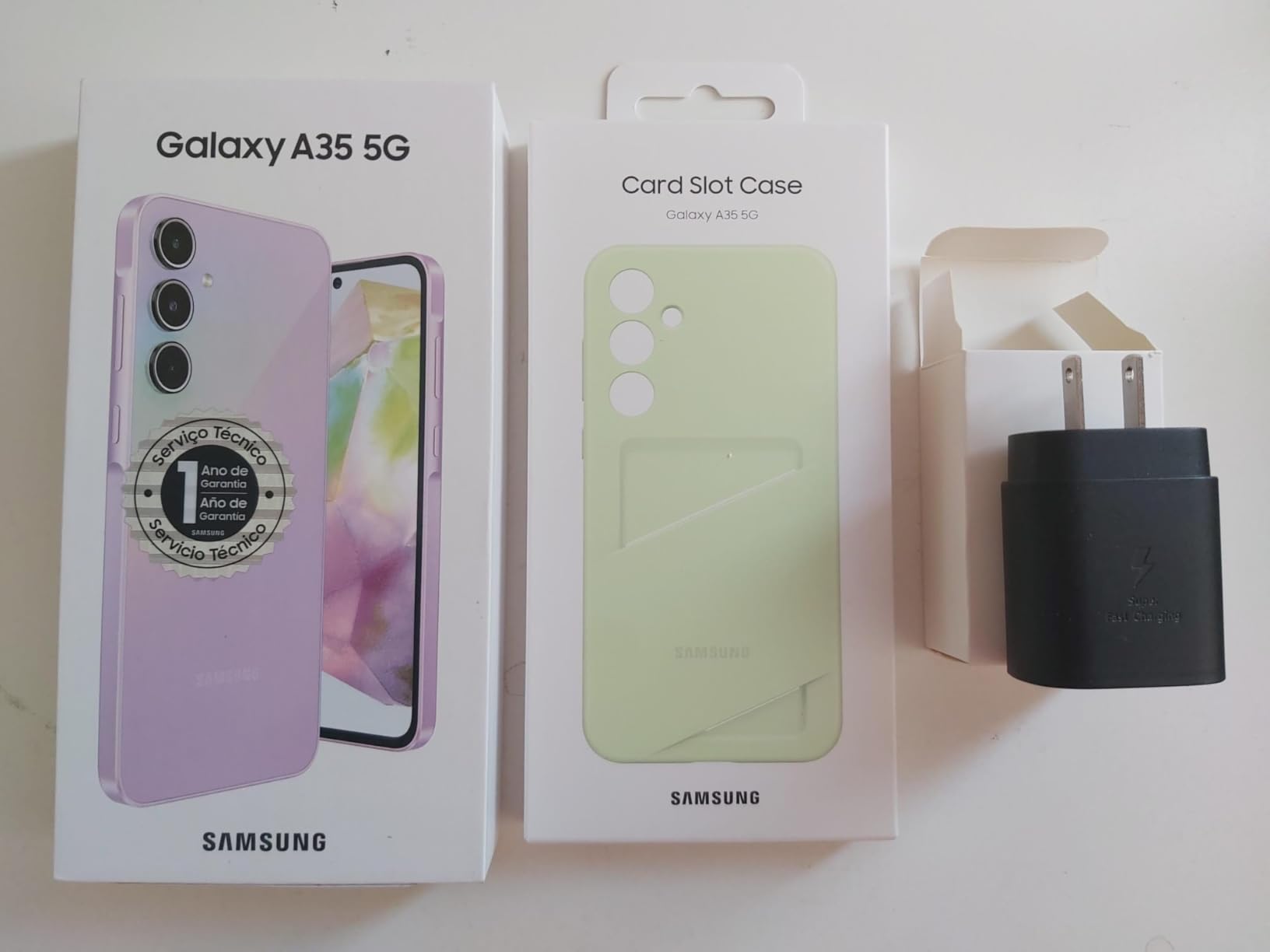 SAMSUNG Galaxy A35 5G A Series Cell Phone, 128GB Unlocked Android Smartphone, AMOLED Display, Advanced Triple Camera System, Expandable Storage, Rugged Design, US Version, 2024, Awesome Navy (Renewed) - Customer Photo 1