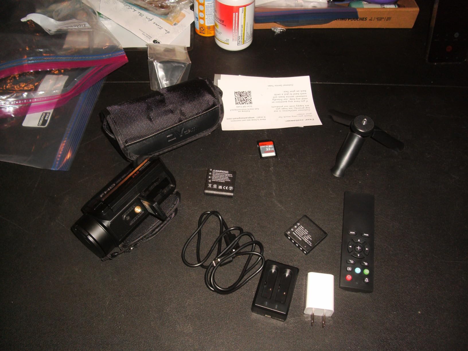 Video Camera, Full HD 1080P 30MP Camcorder, Vlogging Camera for YouTube with Infrared Night Vision, 18X Digital Zoom 3.0