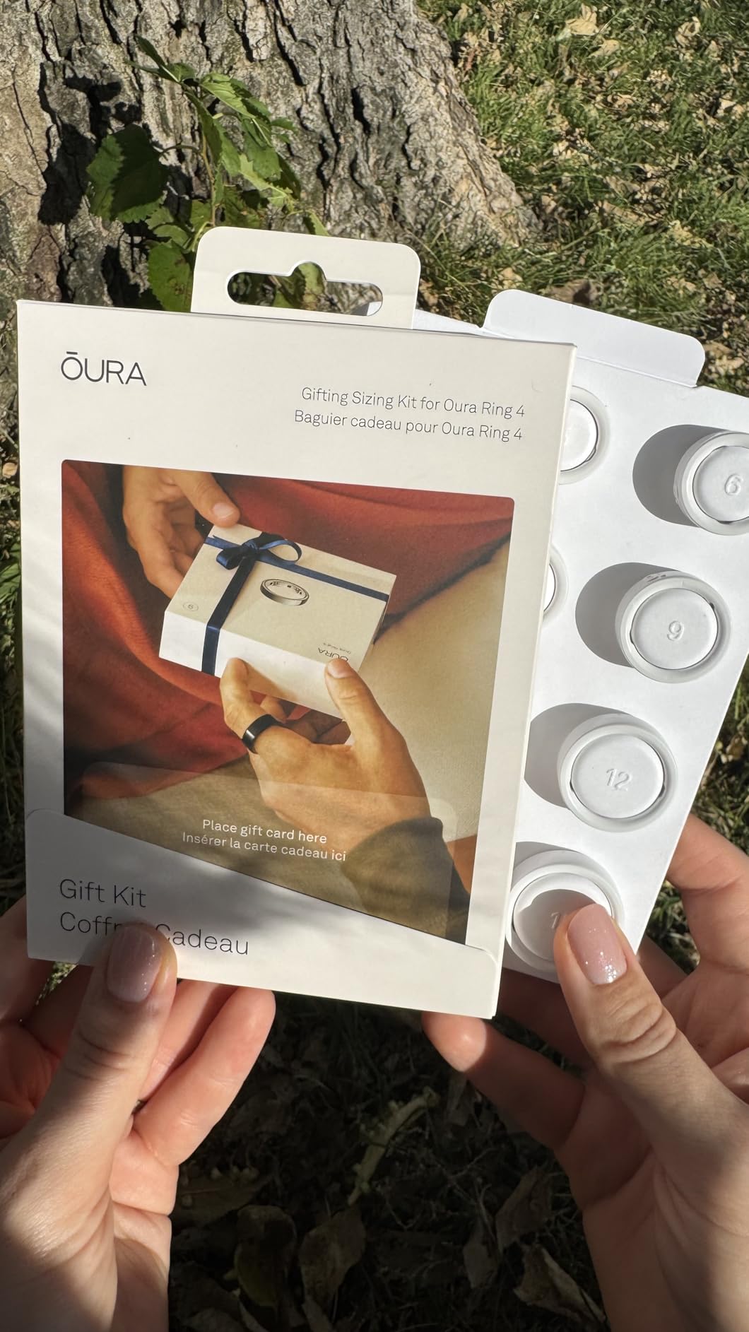 Oura Ring 4 - Silver - Size 8 - Size Before You Buy - Customer Photo 1