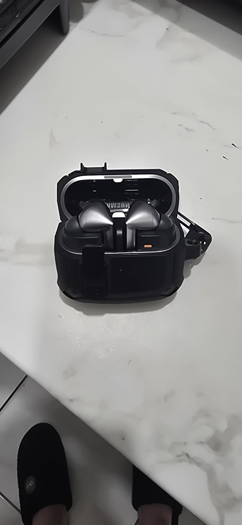 Samsung Galaxy Buds 3 Pro AI True Wireless Bluetooth Earbuds, Noise Cancelling, Sound Optimization, Redesigned Comfort Fit, Silver [US Version, Amazon Exclusive, 2Yr Warranty] customer photo 2