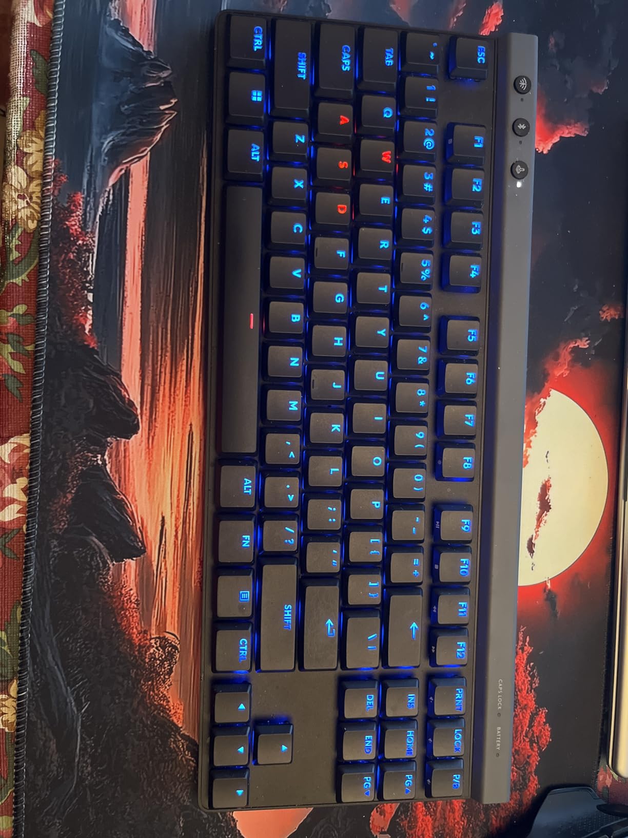 Logitech G515 TKL Wired Low Profile Gaming Keyboard, Fully Customizable RGB, Double-Shot PBT Keycaps, Tactile/Brown Switches - Black - Customer Photo 2
