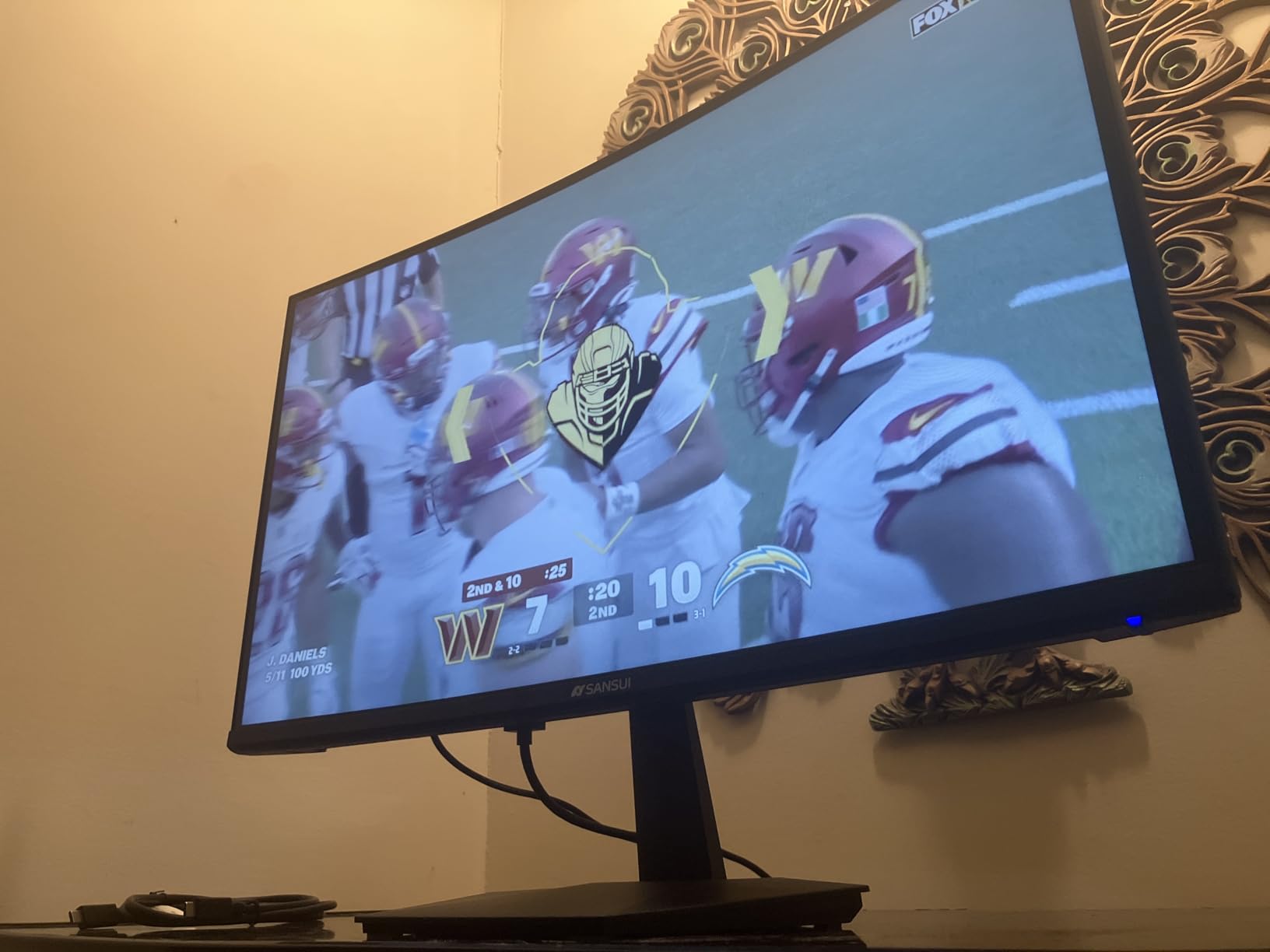 SANSUI 27 Inch Curved Gaming Monitor 200Hz 1ms with Speakers FHD 1080P Computer Monitor FreeSync|1500R|130% sRGB|HDR|Low Blue Light|HDMI DP Ports|VESA Mount|Metal Stand(HDMI Cable Incl.) customer photo 2