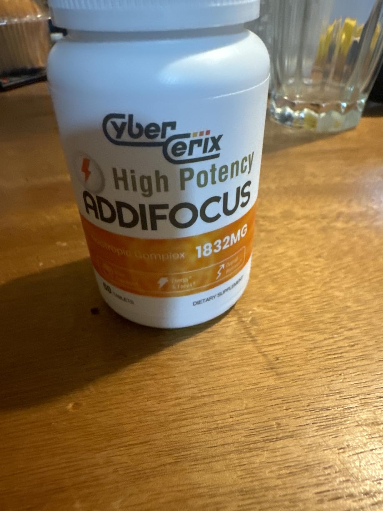 17-in-1 Brain Supplement for Memory and Focus - Nootropic Brain Supplement for Concentration, Clarity, Energy & Focus - Natural Caffeine Blend with Vitamins, Amino Acids & Herbal Extracts - 60 Tablets - Customer Photo 2