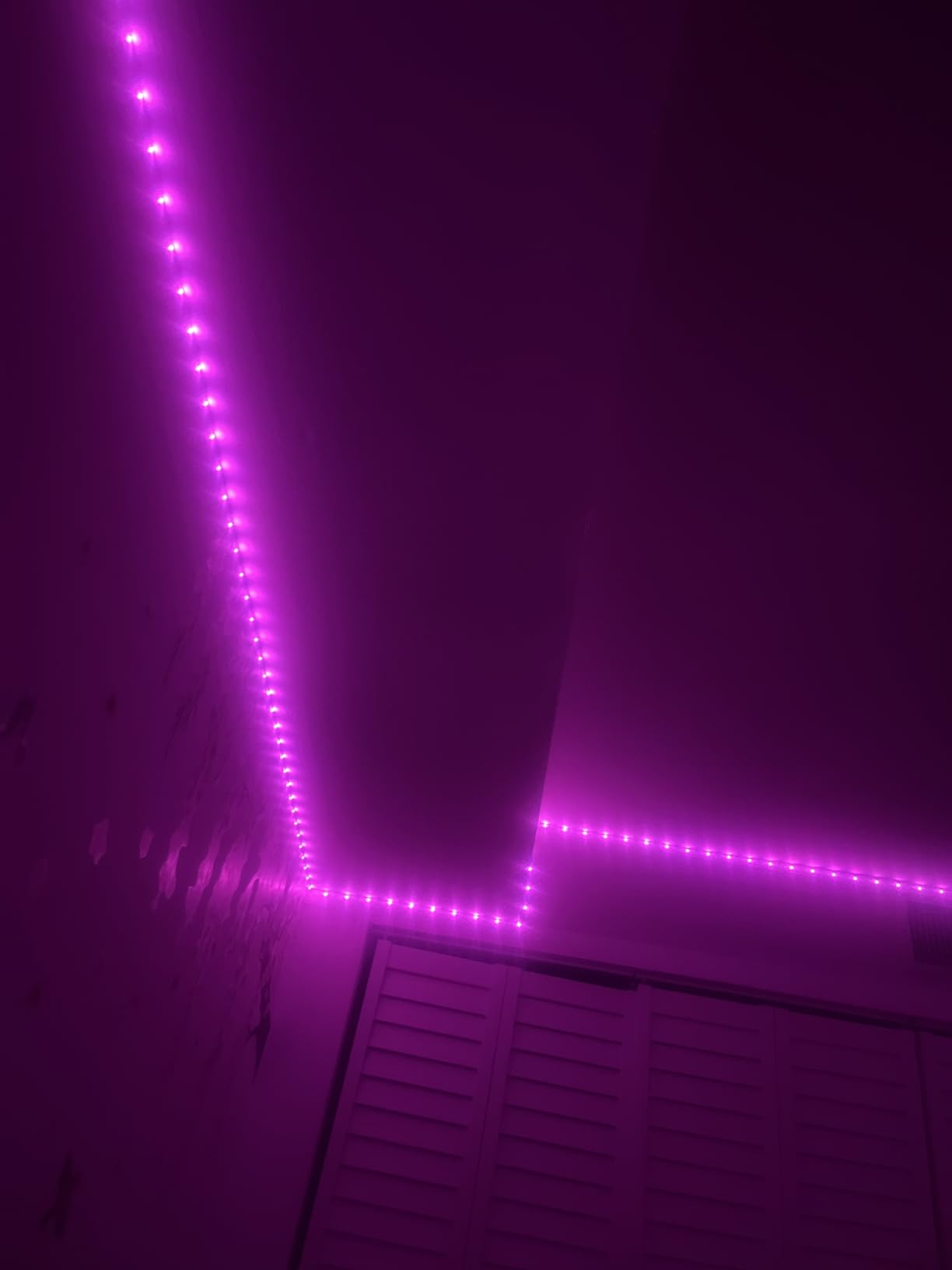 Led Lights for Bedroom 50FT, RGB Led Strip Lights Color Changing Indoor, Music Sync Led Light Strip with Remote & App Control, DIY Fancy Led Lights for Room Decor Ambient Lighting (1 * 50FT) - Customer Photo 2