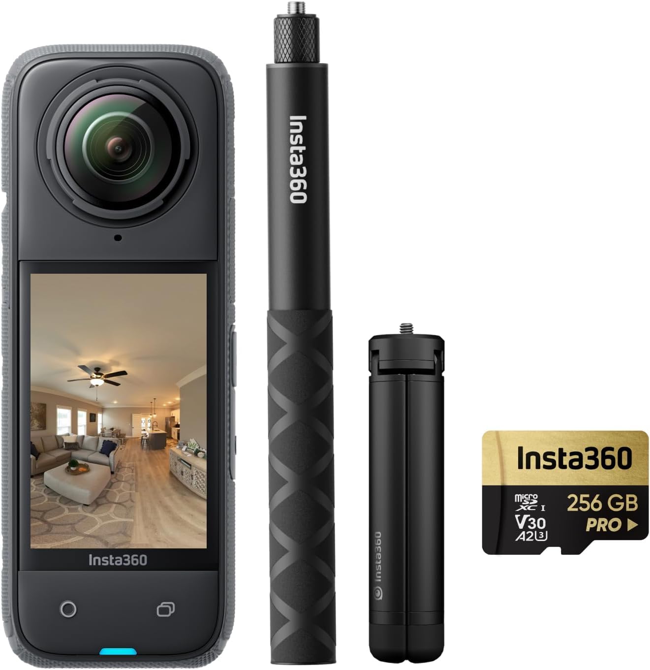 Insta360 X4 Virtual Tour Bundle - 72MP 360º HDR Photo, Standard Lens Guards, 2290mAh Battery, Supports Zillow, Floorfy, Realsee, Kuula, 3DVista, GoThru, OpenSpace, DroneDeploy & More - Customer Photo 1