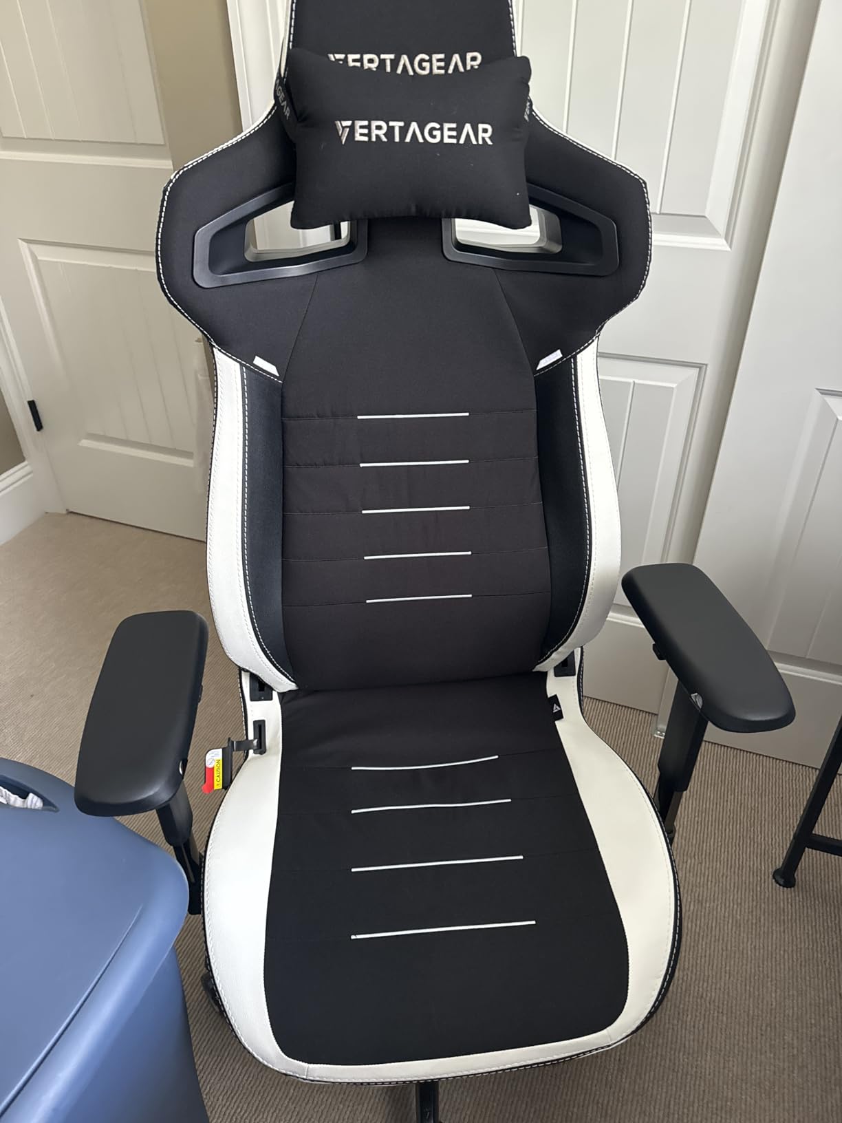 VERTAGEAR PL4800 Ergonomic Big & Tall Gaming Chair Featuring ContourMax Lumbar & VertaAir Seat Systems - RGB LED Kits Upgradeable - Carbon Black - Customer Photo 1