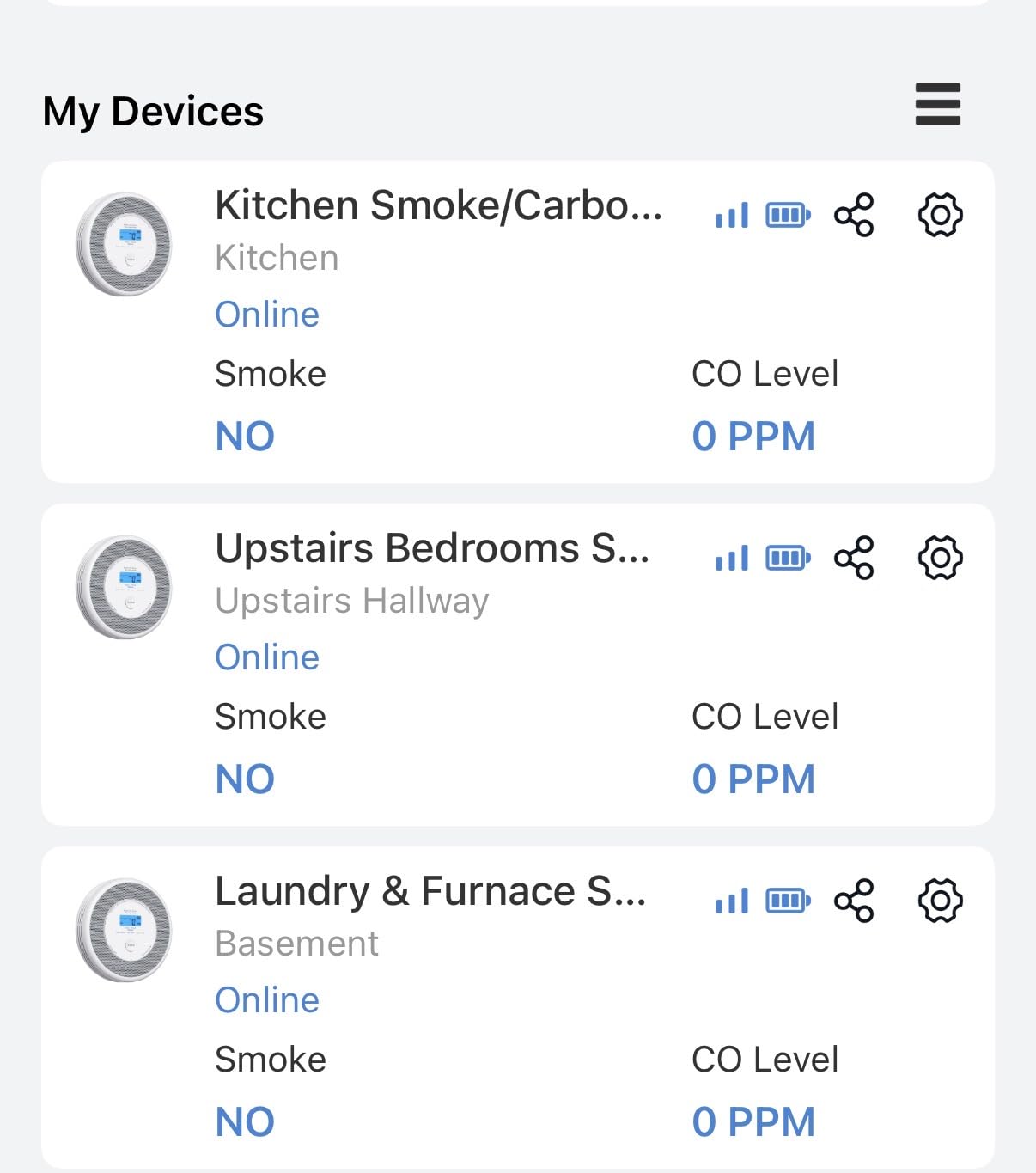 X-Sense Smart Smoke Detector and Carbon Monoxide Detector with Voice Location, Wi-Fi Smoke Detector Carbon Monoxide Detector Combo with Real-Time App Notifications, XP0A-iR, 1-Pack - Customer Photo 2