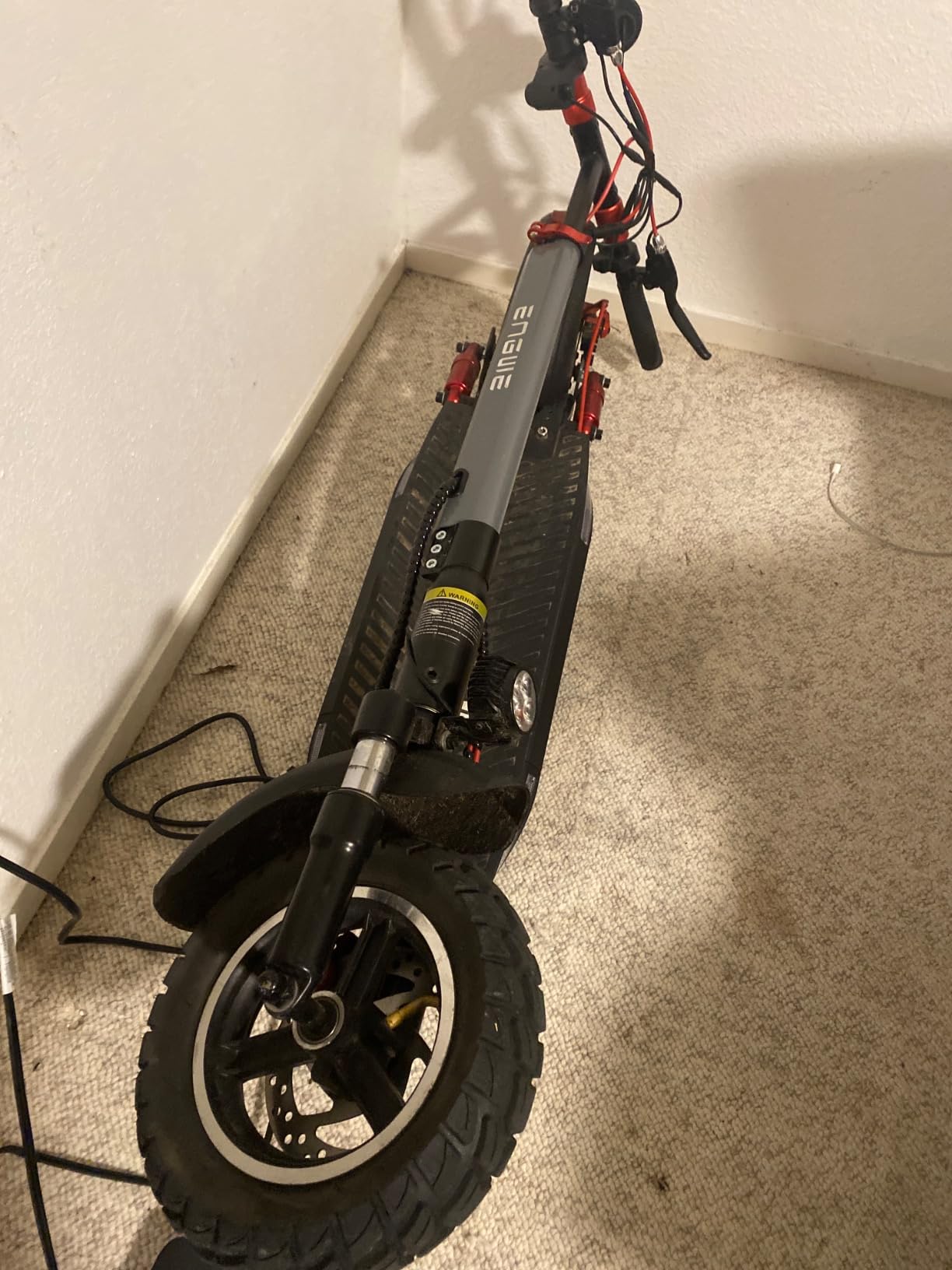 ENGWE Y600 Electric Scooter for Adults with Detachable Seat, 600W Motor (830W Peak) 28MPH Fast Off Road E Scooter, Portable Folding Commuting Scooter 43Miles Long Range - Customer Photo 3