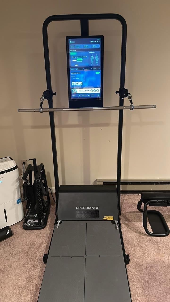 Speediance Home Gym, Smart AI-Powered Multi-Functional Smith Machine for Full Body Strength Training, All-in-one Gym Equipment, Digital Weight System, Workout Station, Squat Rack, Gym Monster 2 - Customer Photo 2