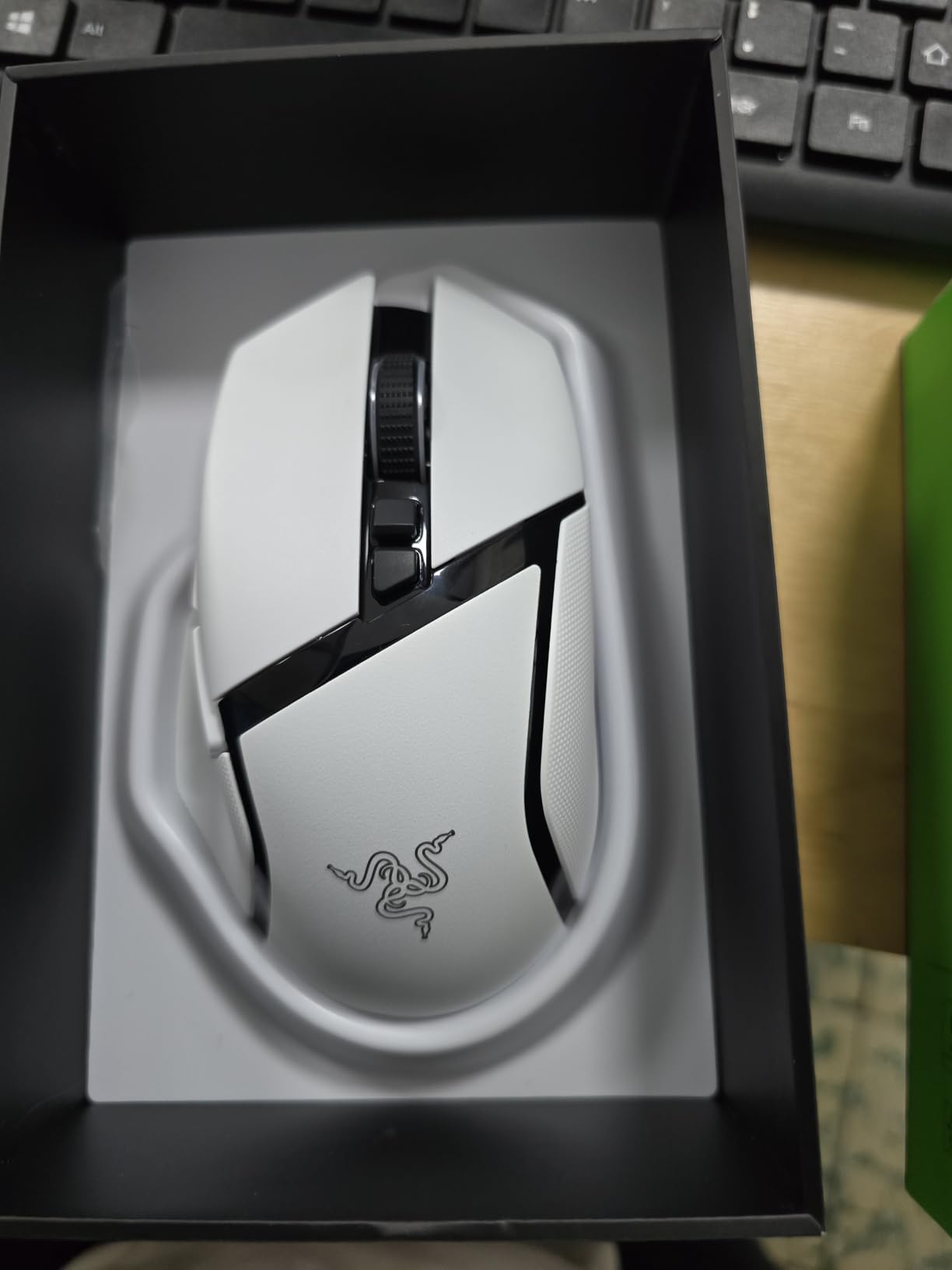 Razer Basilisk V3 Pro 35K Wireless Gaming Mouse: HyperScroll Tilt Wheel - 35K DPI Optical Sensor Gen 2-13 Customizable Controls - Chroma RGB - Optical Switches Gen 3 - Up to 140 Hr Battery - Black - Customer Photo 1