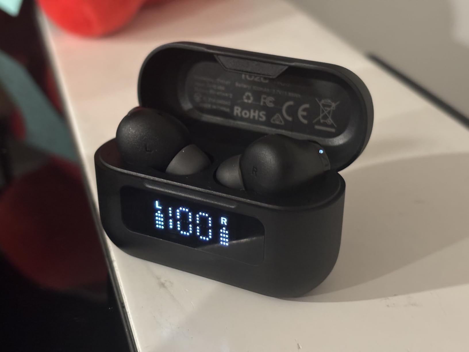 TOZO Hybrid Active Noise Cancelling Wireless Earbuds with 6 Mics AI Clear Call Ear Buds 68H Playtime with LED Display 32 Preset EQs via APP Bluetooth 5.3 IPX8 Waterproof in Ear Headphones customer photo 1