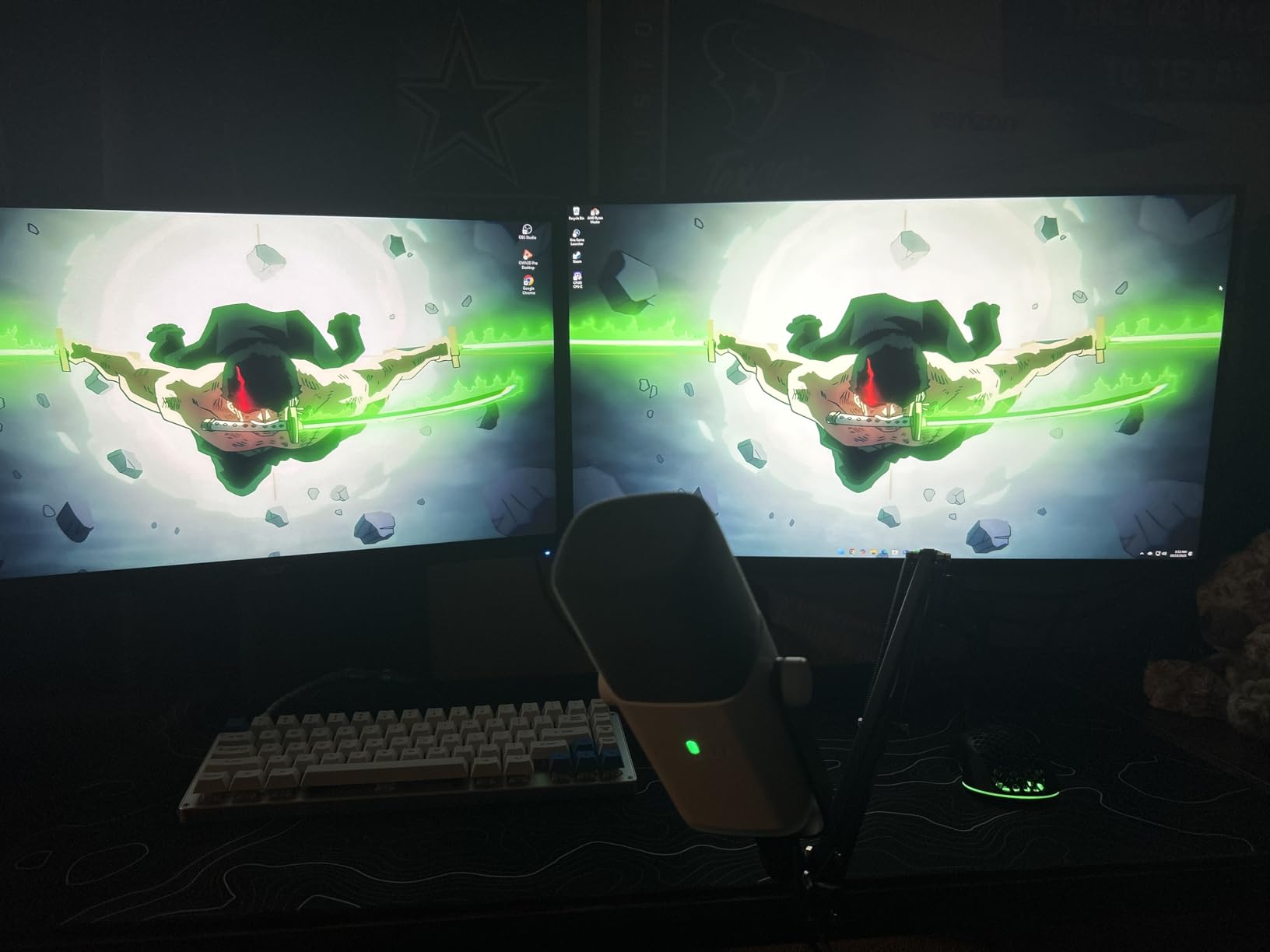 WALI Dual Monitor Stand for 17-32 inch Computer Screens, Dual Monitor Arms for 2 Monitors Holds up to 22 lbs, Height Adjustable Gas Spring Dual Monitors Mount, VESA 75x75/100x100mm (GSMP002N), Black - Customer Photo 2