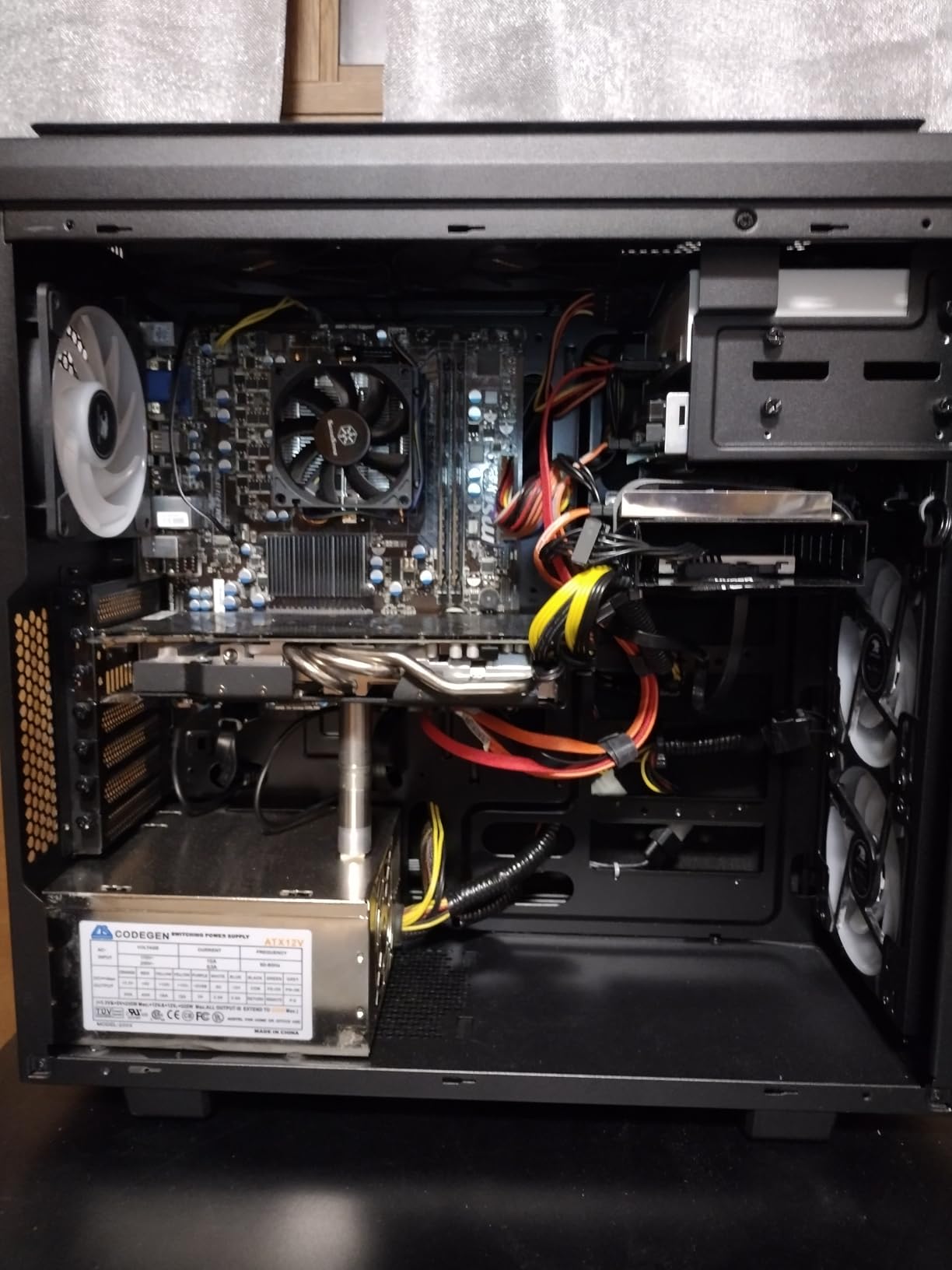be quiet! Pure Base 501 Black ATX Case | 2 Preinstalled Pure Wings 3 140mm PWM Fans | Optimized Air Pressure | Compact PC Case | Vertical GPU Installation | USB 3.2 Gen. 2 Type C | BG073 customer photo 2
