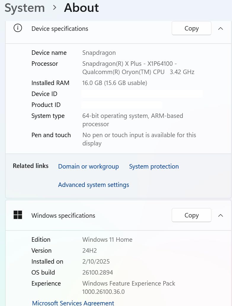 Dell Copilot + Inspiron 14 PC 5441 Laptop - 14-inch FHD+ (1920x1200) Display, Snapdragon X Plus - X1P-64-100, 16GB LPDDR5X RAM, 1TB SSD, Qualcomm Adreno, Windows 11 Home, Onsite Service - Titan Gray - Customer Photo 1