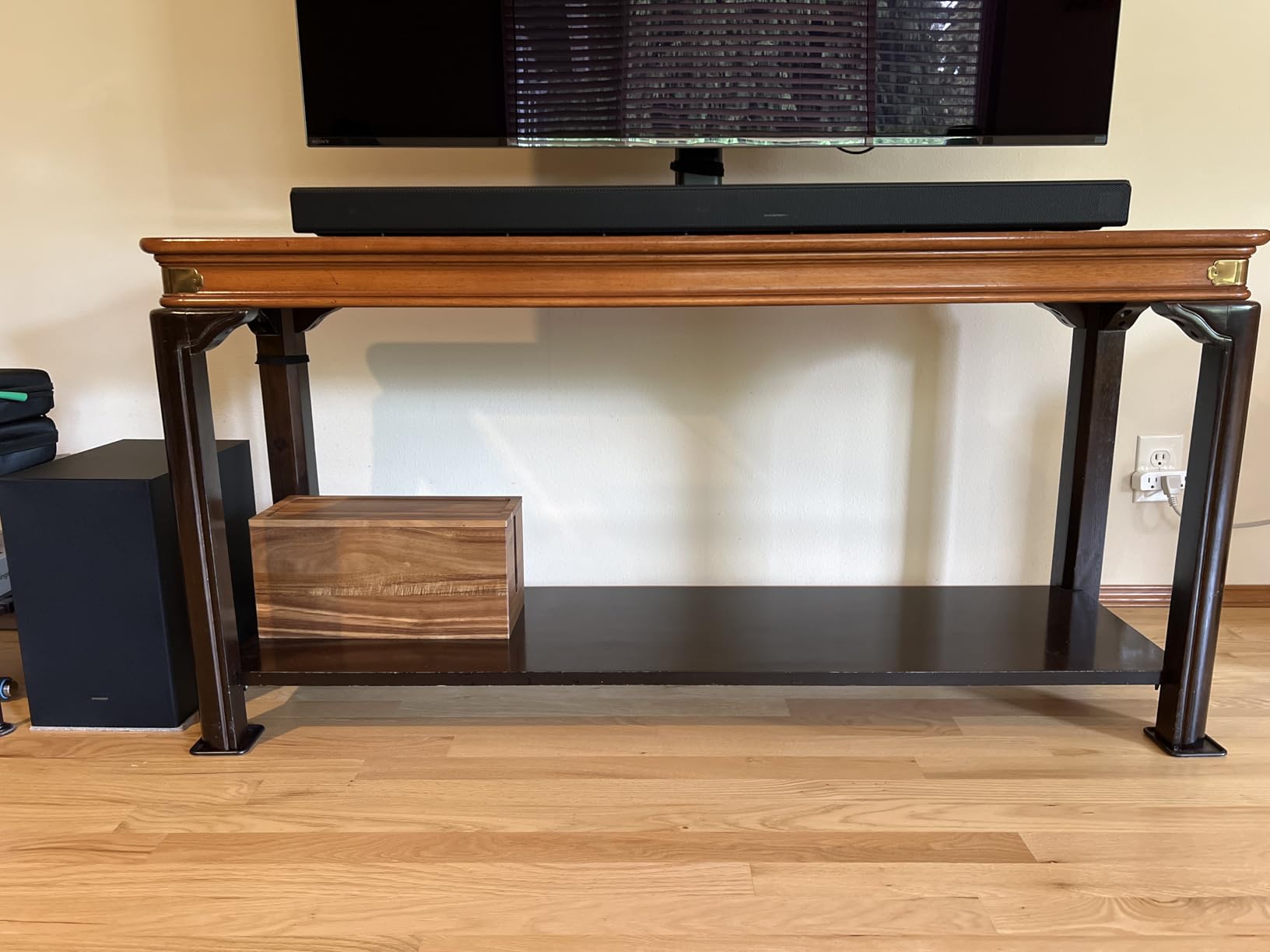 Extra Large Cable Management Box, Wood Cord Hider Box & Organizer for Power Strip, TV Wires & Desk Cable Storage - Customer Photo 2