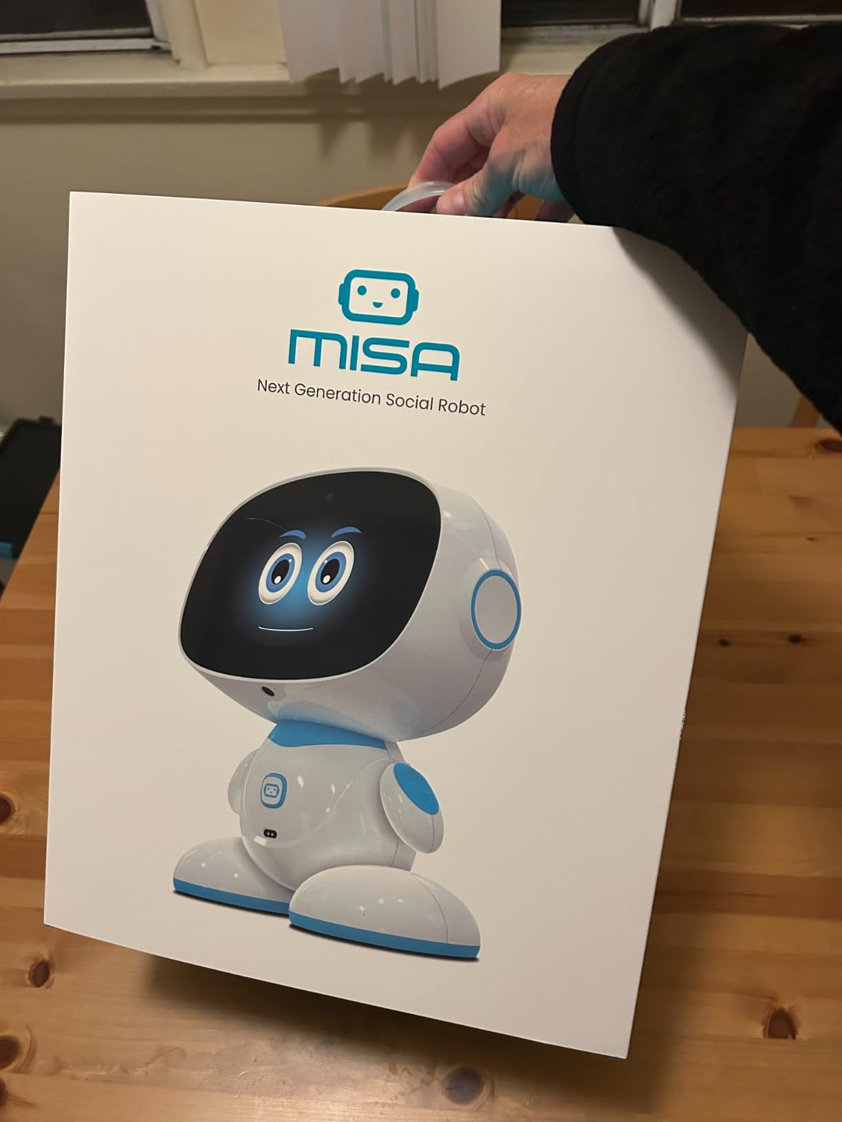 Misa 2: AI-Powered Smart Robot for Kids | STEM Learning & Educational Robot | Interactive, Voice-Activated Robot with Learning Apps & Fun Games for Boys & Girls Aged 5-12 | Sky Blue - Customer Photo 4