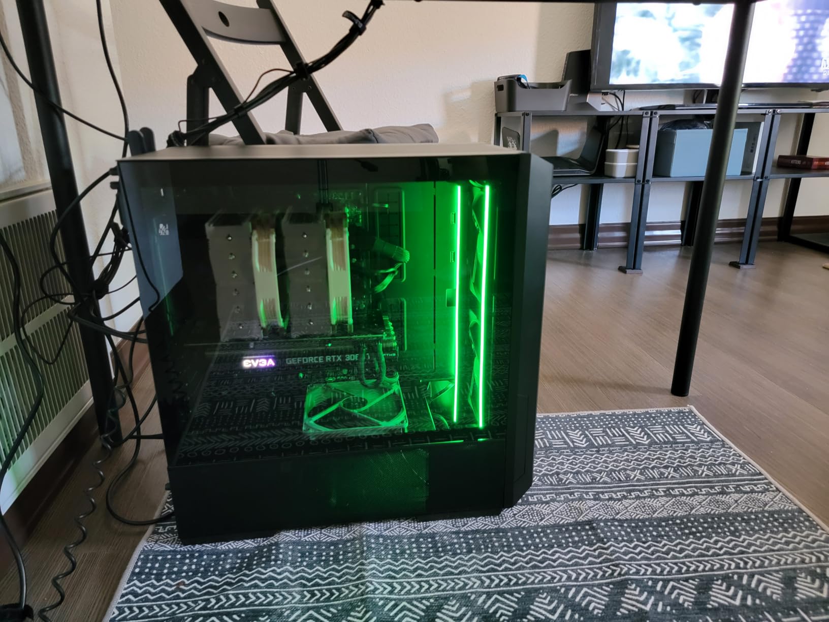 LIAN LI LANCOOL 207 Compact ATX RGB Gaming Computer Case, Black | Airflow Optimized Mesh Panels Tower Chassis, 2x140mm ARGB, 2x120mm PWM Fans Pre-Installed, USB Type-C Port customer photo 1