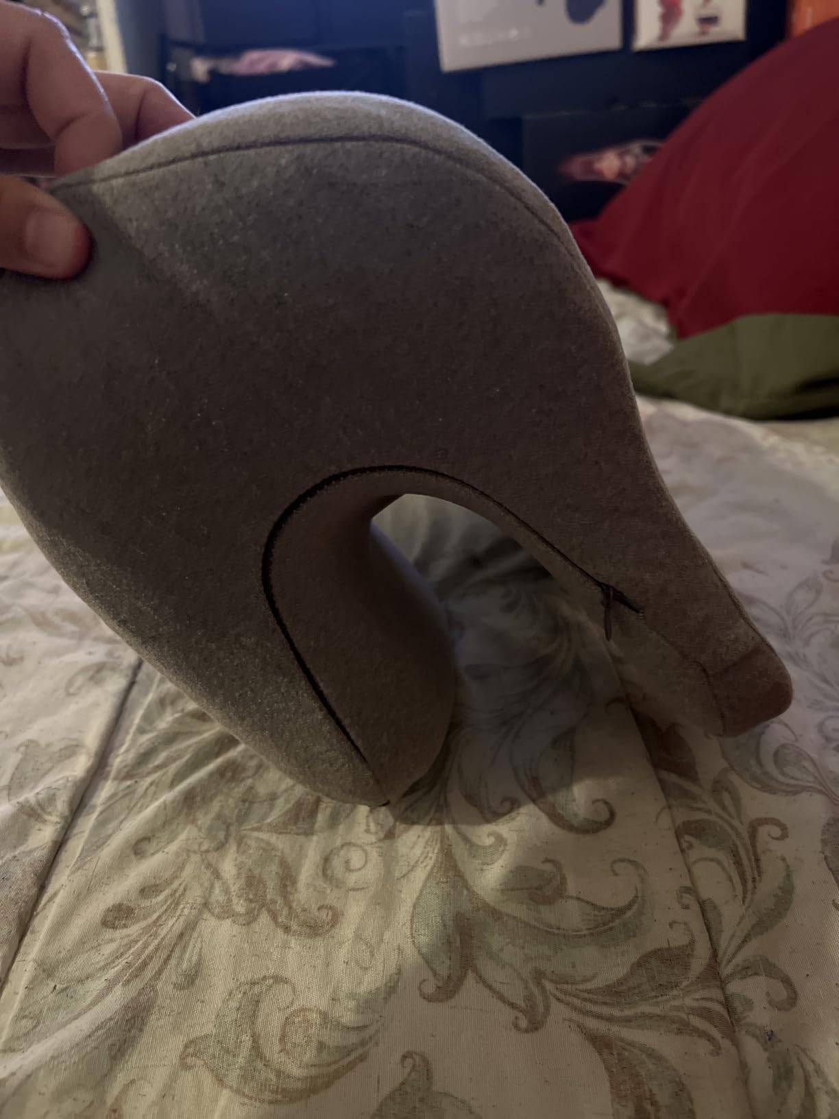 Headrest Office Chair Neck Pillow Ergonomic Memory Foam Desk Pillow for Napping, Headrest Attachment for Office Chair,Neck Support Pillow Chair for Car, Office, Gaming - Customer Photo 1