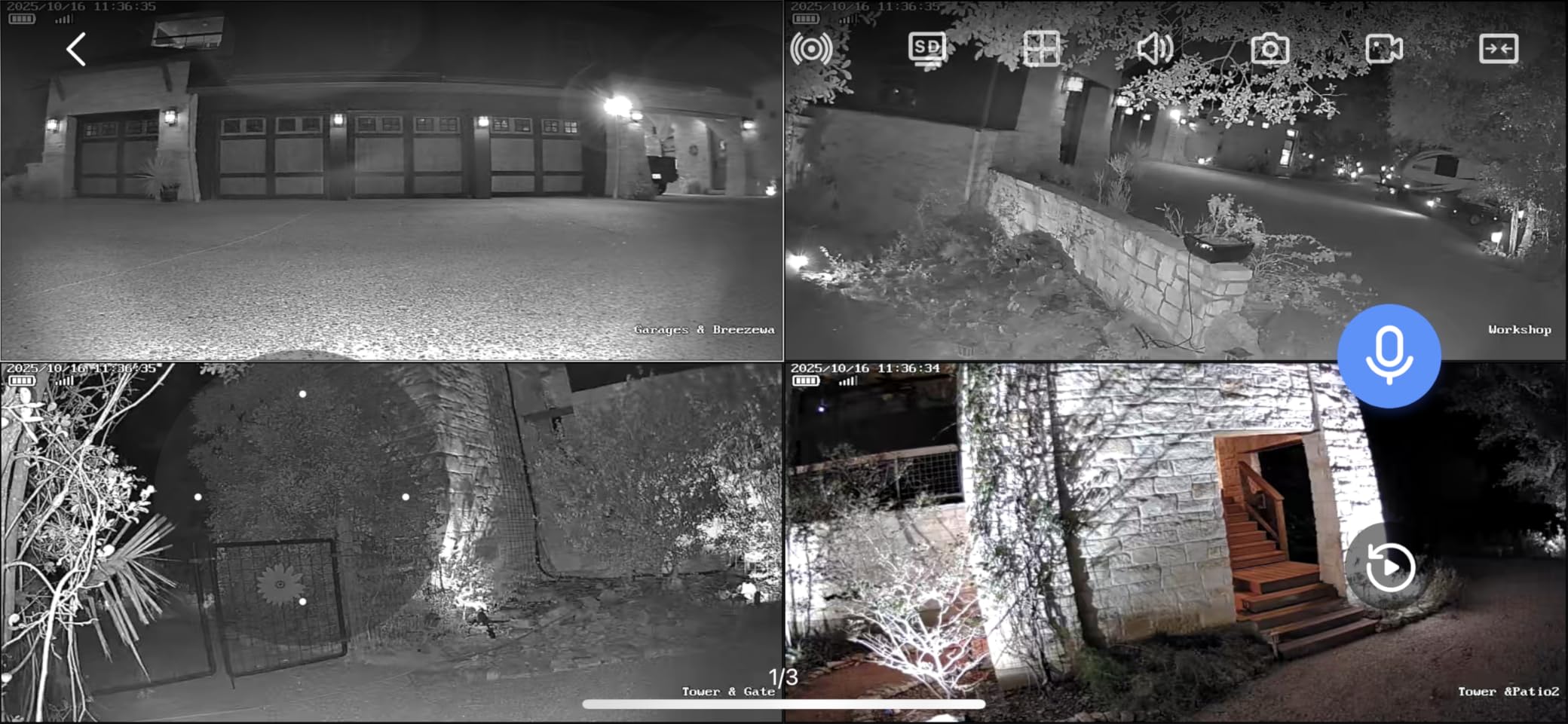 Hiseeu Solar Camera Wireless Outdoor, Home Security Camera System, 2.4G & 5G WiFi, Solar-Powered 4MP 4 Cam-Kit, Color Night Vision, 360° View, Pan & Tilt, 1TB HDD Local Recording, No Subscription - Customer Photo 3