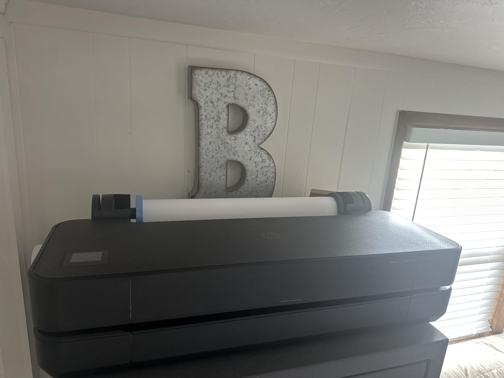 HP DesignJet T210 Large Format 24-inch Plotter Printer, with Modern Compact Design (8AG32D) - New Model - Customer Photo 2