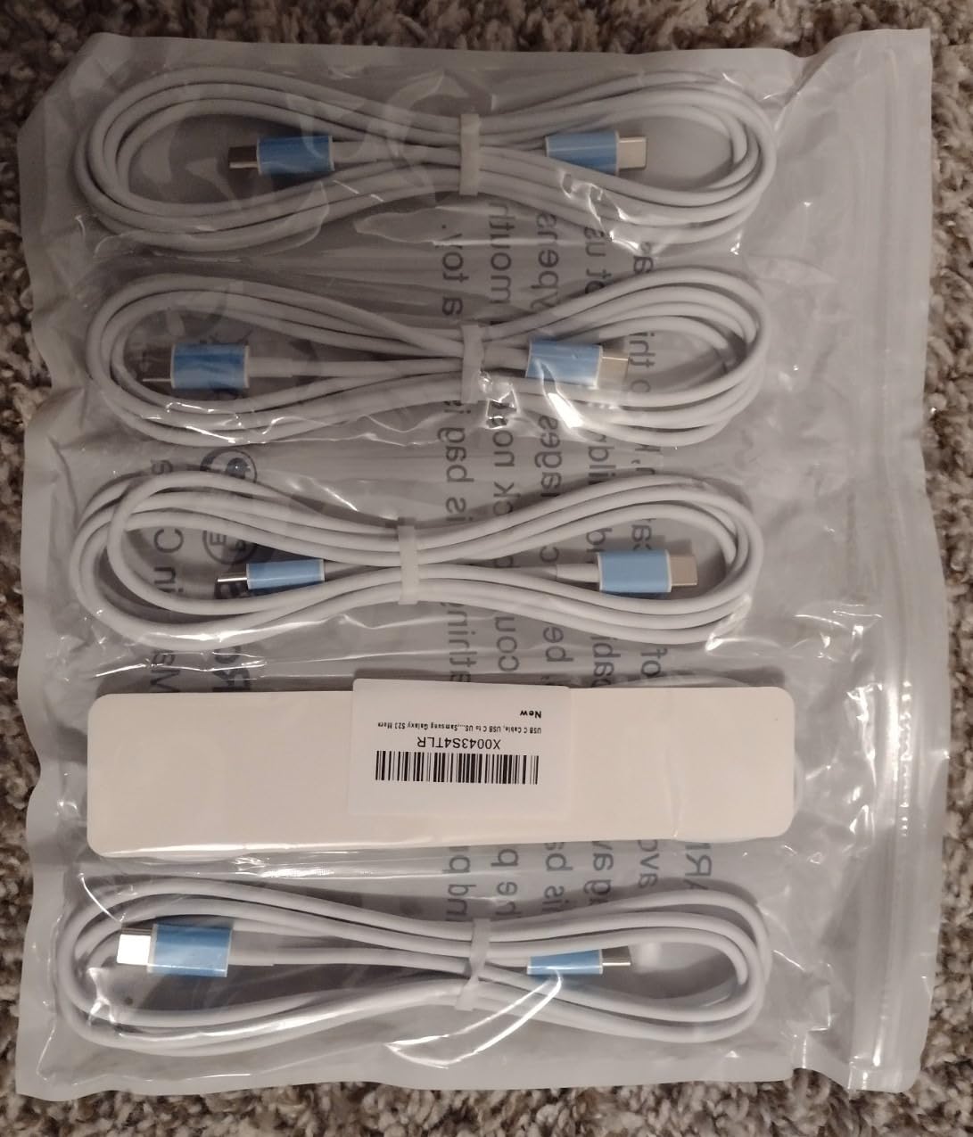USB C Cable, 5Pack 6FT USB C to USB C Cable 60W(3A) Type C Fast Charging Cord for iPhone 17/ 17Air/17 Pro Max/16/16 Plus/16 Pro Max/15/15 Plus/Pro Max,MacBook Pro, iPad Pro Air, Samsung S24/S24 Ultra - Customer Photo 2
