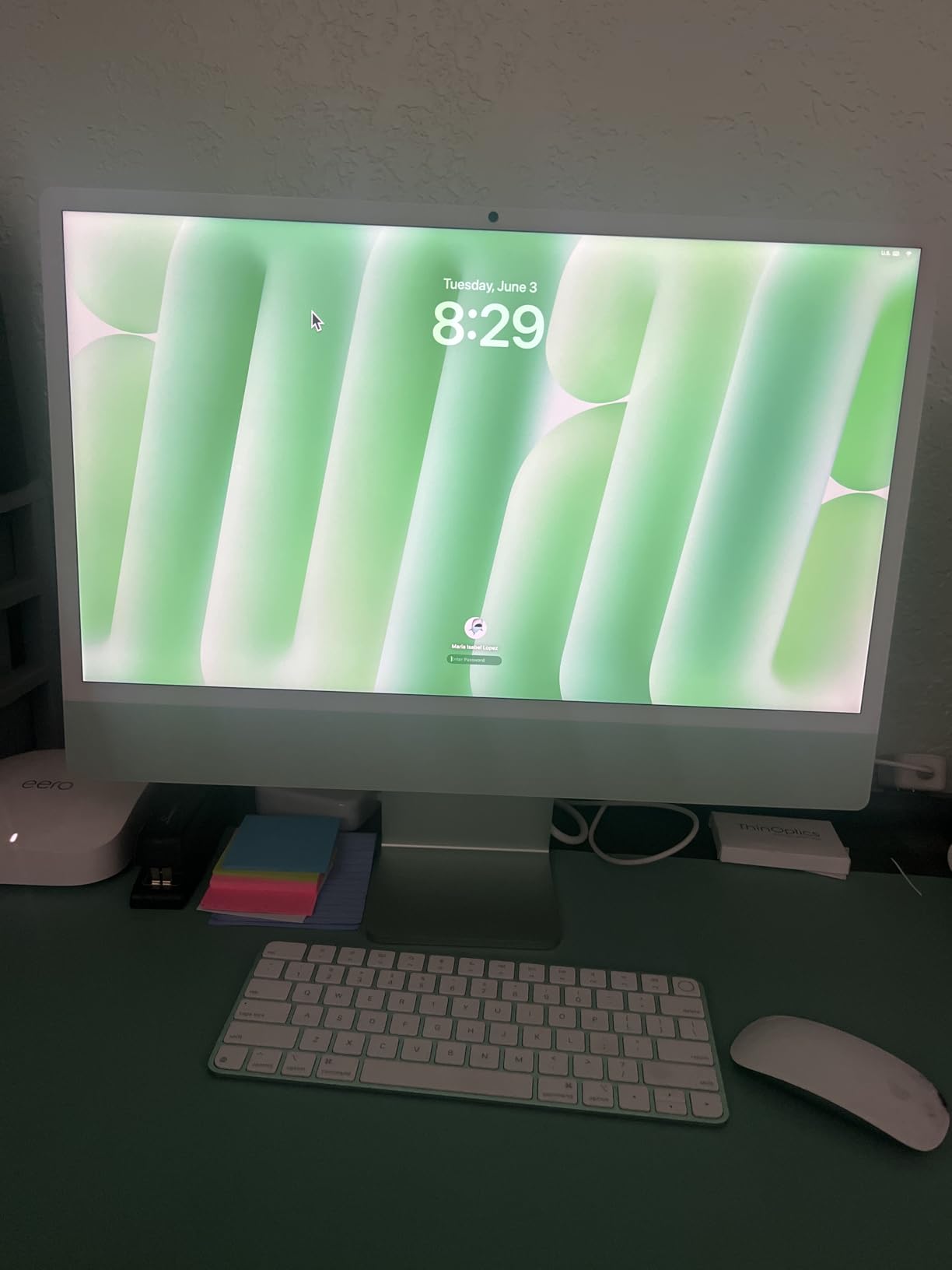 Apple 2024 iMac All-in-One Desktop Computer with M4 chip with 10-core CPU and 10-core GPU: Built for Apple Intelligence, 24-inch Retina Display, 16GB Unified Memory, 512GB SSD Storage; Silver - Customer Photo 3