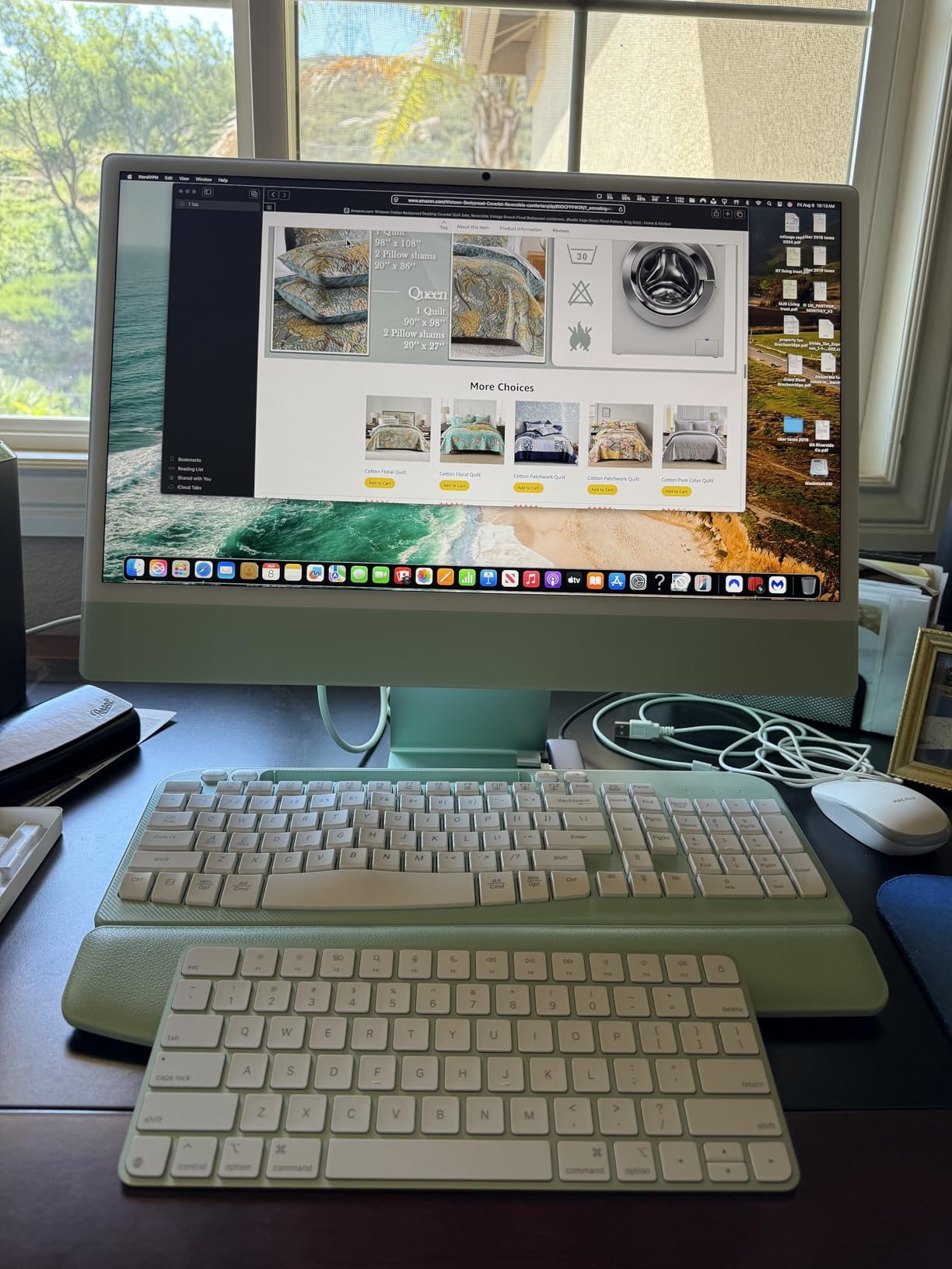 Apple 2024 iMac All-in-One Desktop Computer with M4 chip with 8-core CPU and 8-core GPU: Built for Apple Intelligence, 24-inch Retina Display, 16GB Unified Memory, 256GB SSD Storage; Silver customer photo 1