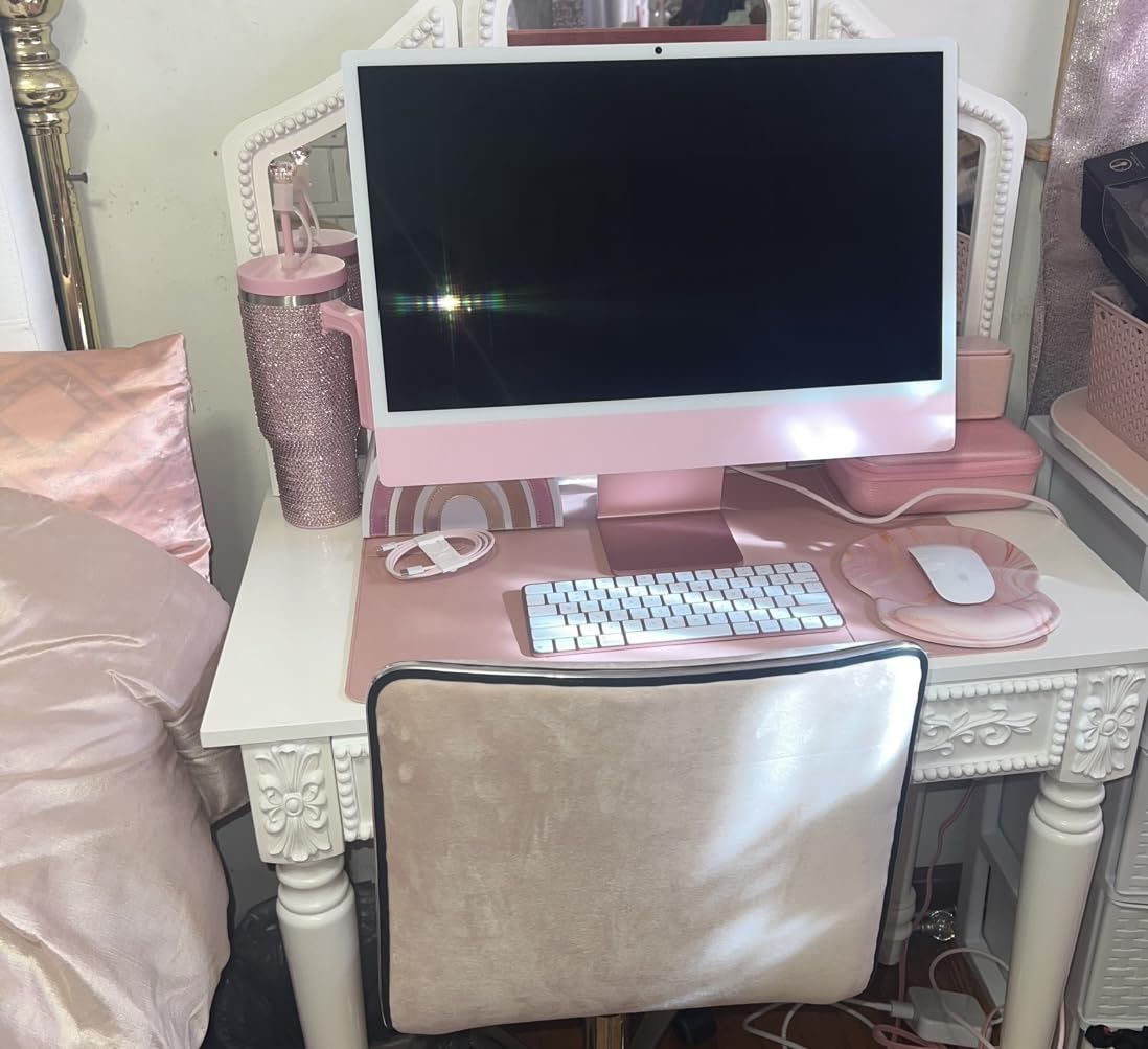 Apple 2024 iMac All-in-One Desktop Computer with M4 chip with 8-core CPU and 8-core GPU: Built for Apple Intelligence, 24-inch Retina Display, 16GB Unified Memory, 256GB SSD Storage; Silver - Customer Photo 4