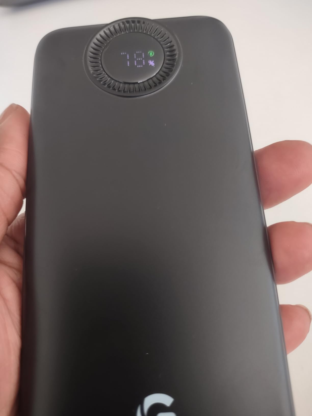 Power Bank,10000mAh 22.5W Max Portable Charger Built in Cables，4 Outputs 2 Inputs External Phone Powerbank,5V/3A Fast Charging Travel Charger for iPhone Android iPad,(Pearl Black) - Customer Photo 2