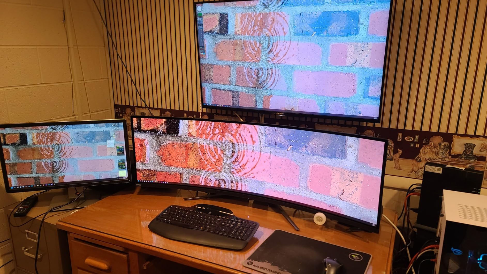 MSI MPG 491CQPX QD-OLED 49-inch QD-OLED 5120 x 1440 (DQHD) Computer Monitor, 240Hz, Adaptive-Sync, HDMI, Display Port, VGA Port, VESA Mountable, Tilt, Height Adjustable, Speaker, 0.03ms, Black - Customer Photo 2