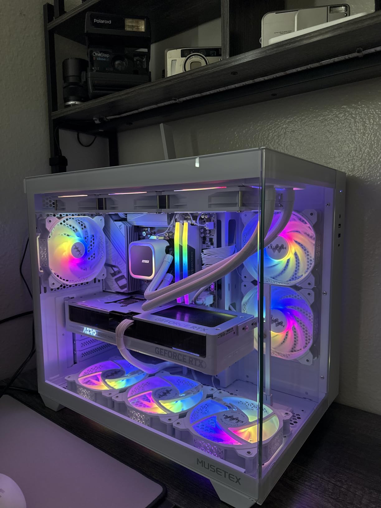 MSI MAG Coreliquid A13 240 - AIO ARGB CPU Liquid Cooler - 240mm Radiator - LGA 1700/1851 / AM5/AM4 Compatible - Dual 120mm ARGB PWM Fans, Black - Customer Photo 3