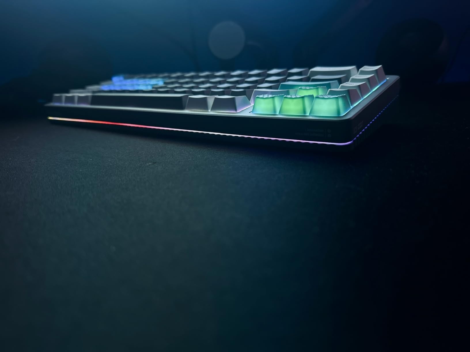 nuphy Halo65 HE Rapid Trigger Gaming Keyboard, 65% Layout 67 Keys Wired Magnetic Switches Keyboard, Hall Effect Keyboard, Hyper-Fast Adjustable Actuation, RGB Hot-swappable, 8K Hz Polling Rate - Customer Photo 2