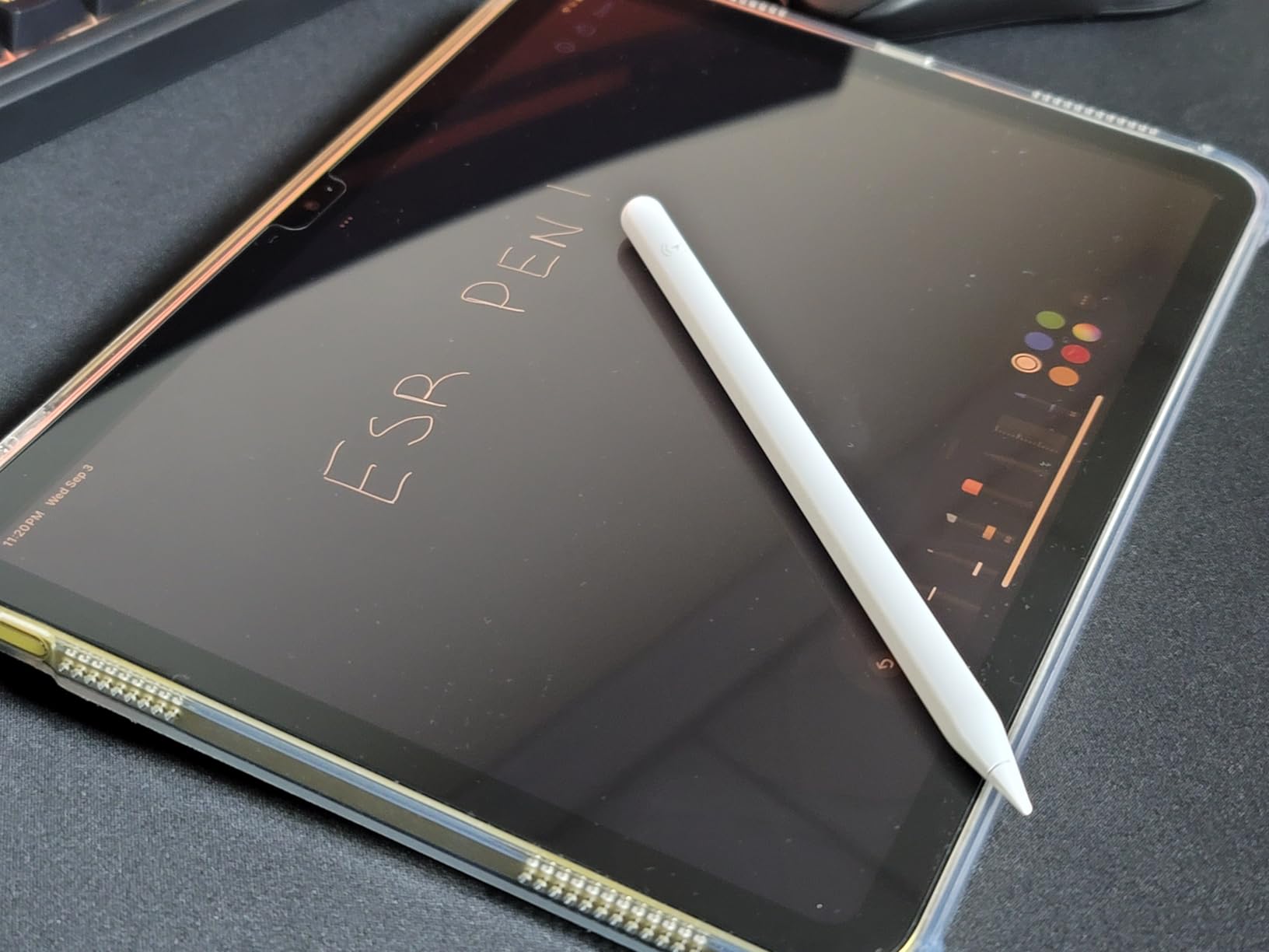 Geo Digital iPad Pencil Findmy Compatible with Apple iPad 2018-2026, with Easy Shortcuts for Apple iPad A16/10/9/8 & Air 13/11 & Pro 12.9/13/11 & Mini 7/6/5, White (No Wireless Charging) customer photo 1