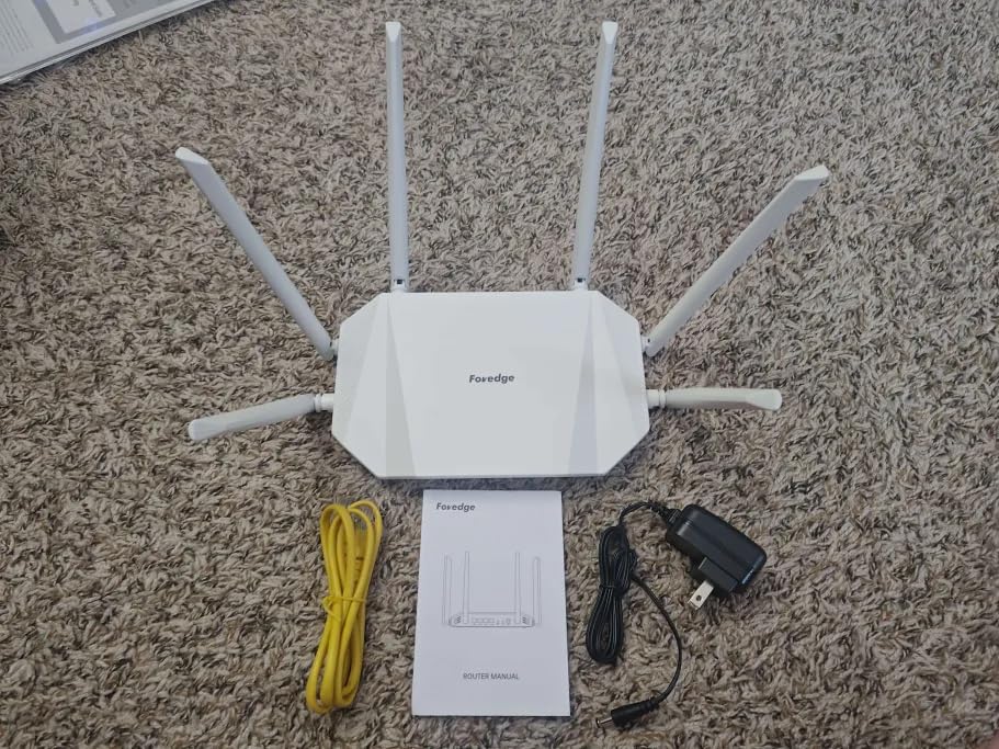 AX3000 WiFi 6 Router – Dual Band Wireless Internet Router, Gigabit Home Router, High Speed Easy Mesh Wireless Router MUMIMO | QoS | DDNS | IGMP | IPV6 | WPA3 | Guest WiFi for Large Home,Gaming - Customer Photo 1
