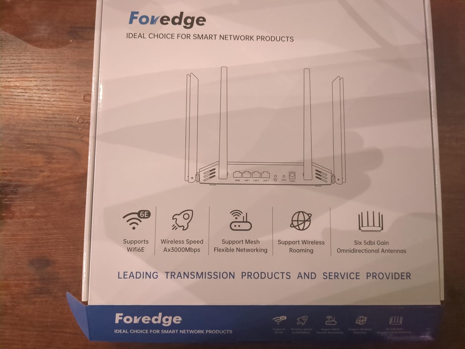 Foredge AX3000 WiFi 6 Router – Dual Band Wireless Internet Router, Gigabit VPN Router, High Speed Easy Mesh Wireless Router MU-MIMO | QoS | DDNS | IGMP | IPV6 | WPA3 | Guest WiFi for Large Home,Gaming - Customer Photo 4