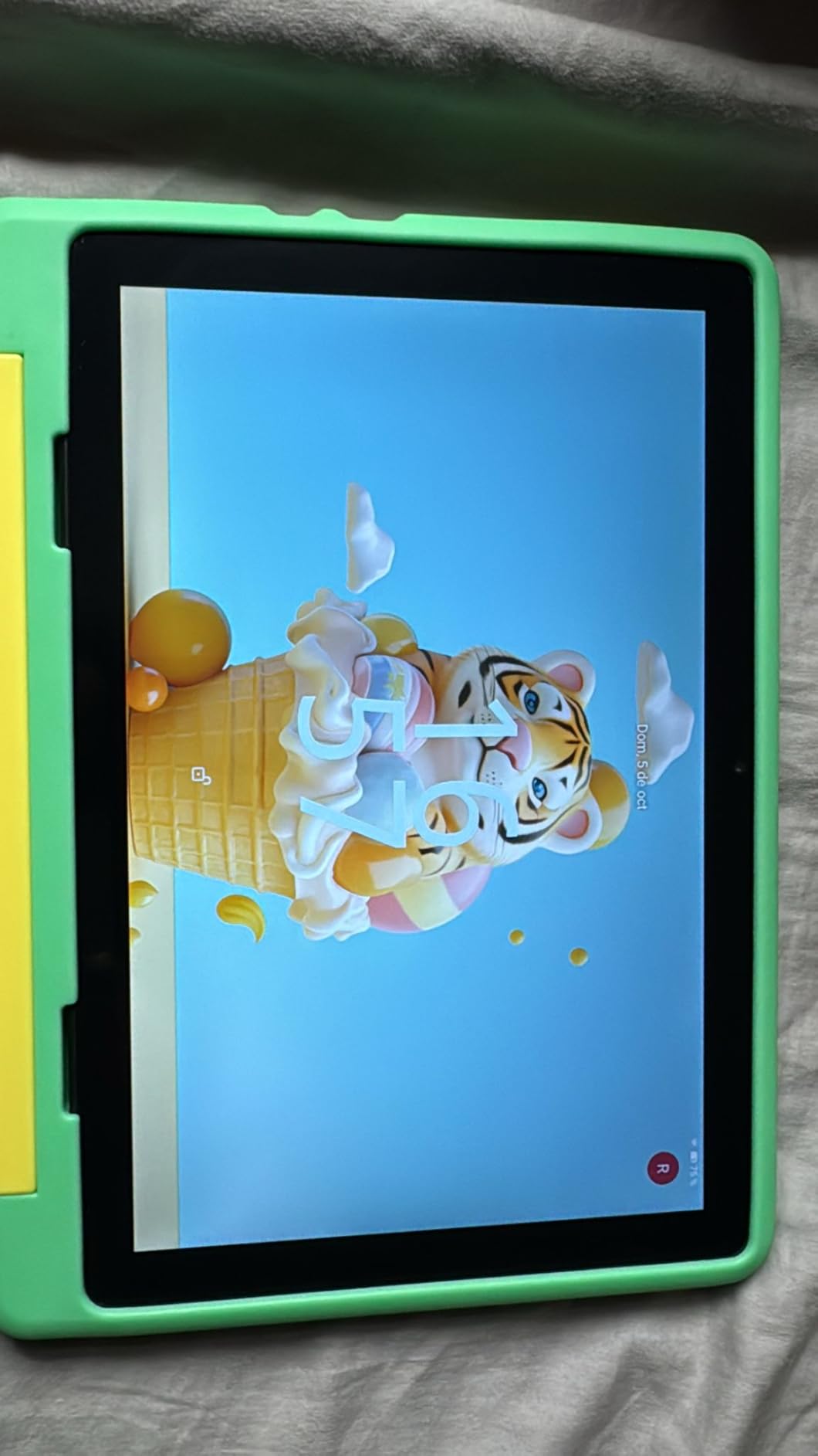 Kids Tablet 10 Inch Android 14 Tablet for Kids Ages 3-12, Octa-Core with Case, Parental Controls,14GB+64GB Storage (TF Expand 1TB), 5G WiFi, BT5.3, Green - Customer Photo 4