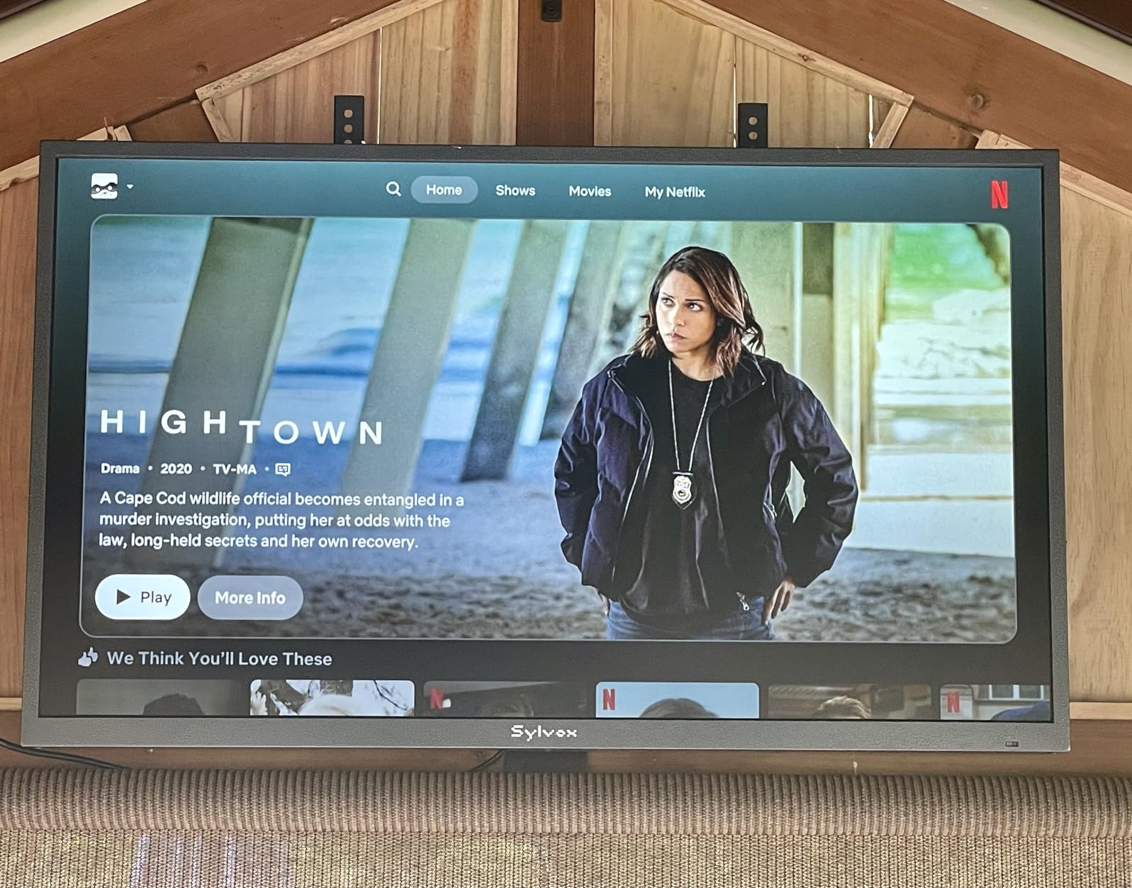 SYLVOX 75'' Outdoor TV, Premium 4K@120Hz Weatherproof TV for Smoother Sports & Gaming | IP55 Waterproof, 1000nits Brightness, Dolby Atmos, Google Smart OS with HDMI 2.1 & USB 3.0 (Gaming Series, 2025) - Customer Photo 1