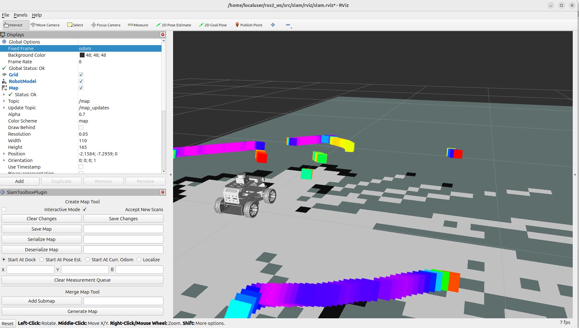 Robot Car for Raspberry Pi 5 ROS2 Humble Ubuntu Programmable AI Vision Smart Robot Kit, Lidar SLAM Mapping Navigation Path Planning Autonomous Driving Ackermann Chassis, MentorPi A1 Without RPi - Customer Photo 1