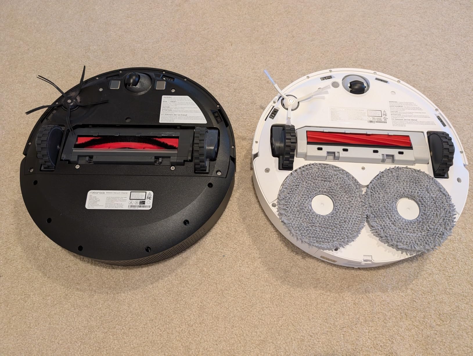 roborock Qrevo Series Robot Vacuum and Mop, 8000Pa Suction, Upgraded from Qrevo S, Anti-Tangle Brushes, Smart Obstacle Avoidance, Auto Mop Washing, All-in-One Dock, 200RPM Spinning Mops, Black(QV 35A) customer photo 1