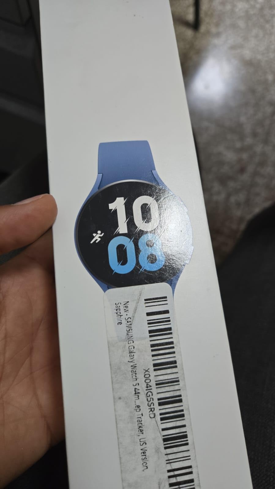 SAMSUNG Galaxy Watch 5 44mm LTE Smartwatch, Sapphire Crystal Glass, Enhanced GPS, Body, Health, Fitness, Sleep Tracker, US Version, Sapphire - Customer Photo 1
