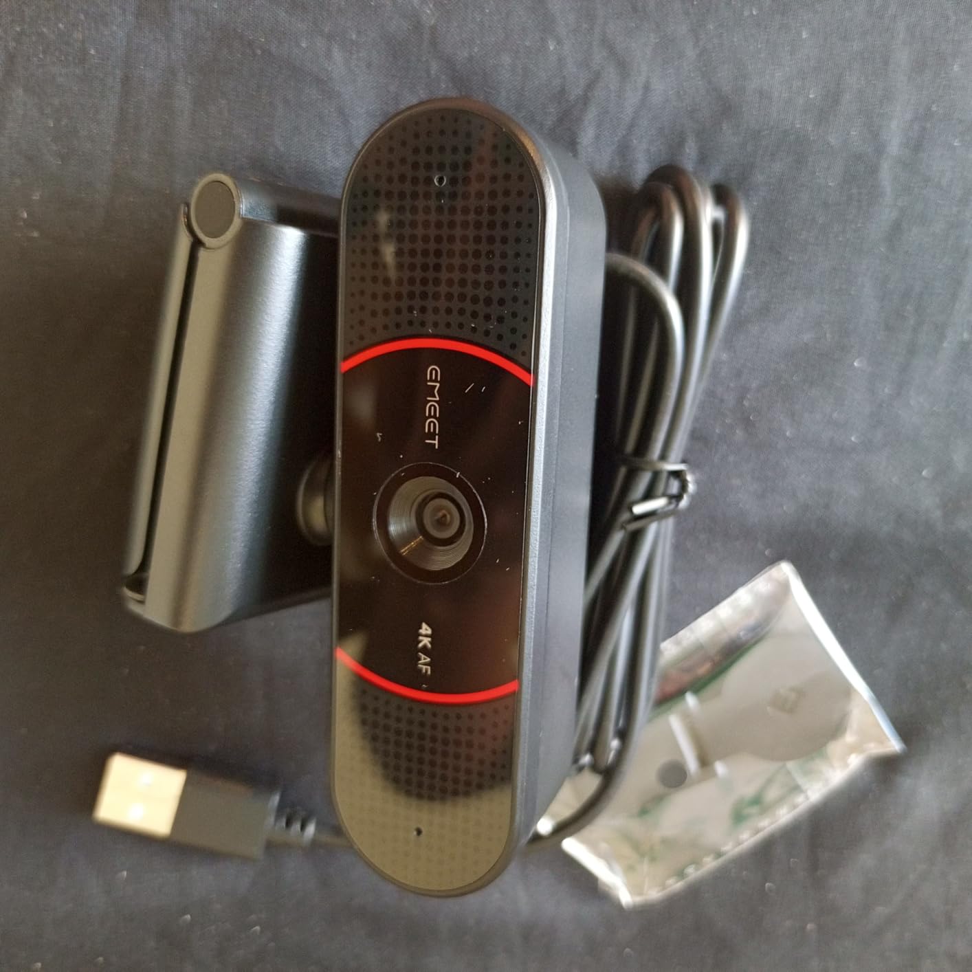 EMEET 1080P Webcam with Microphone, C960 Web Cam, 2 Mics, 90° FOV, USB Type-A & A-to-C Adapter, Plug&Play Computer Camera for Online Calling, Zoom/Teams/Facetime, Switch 2 Camera Support, 2025 Version - Customer Photo 2