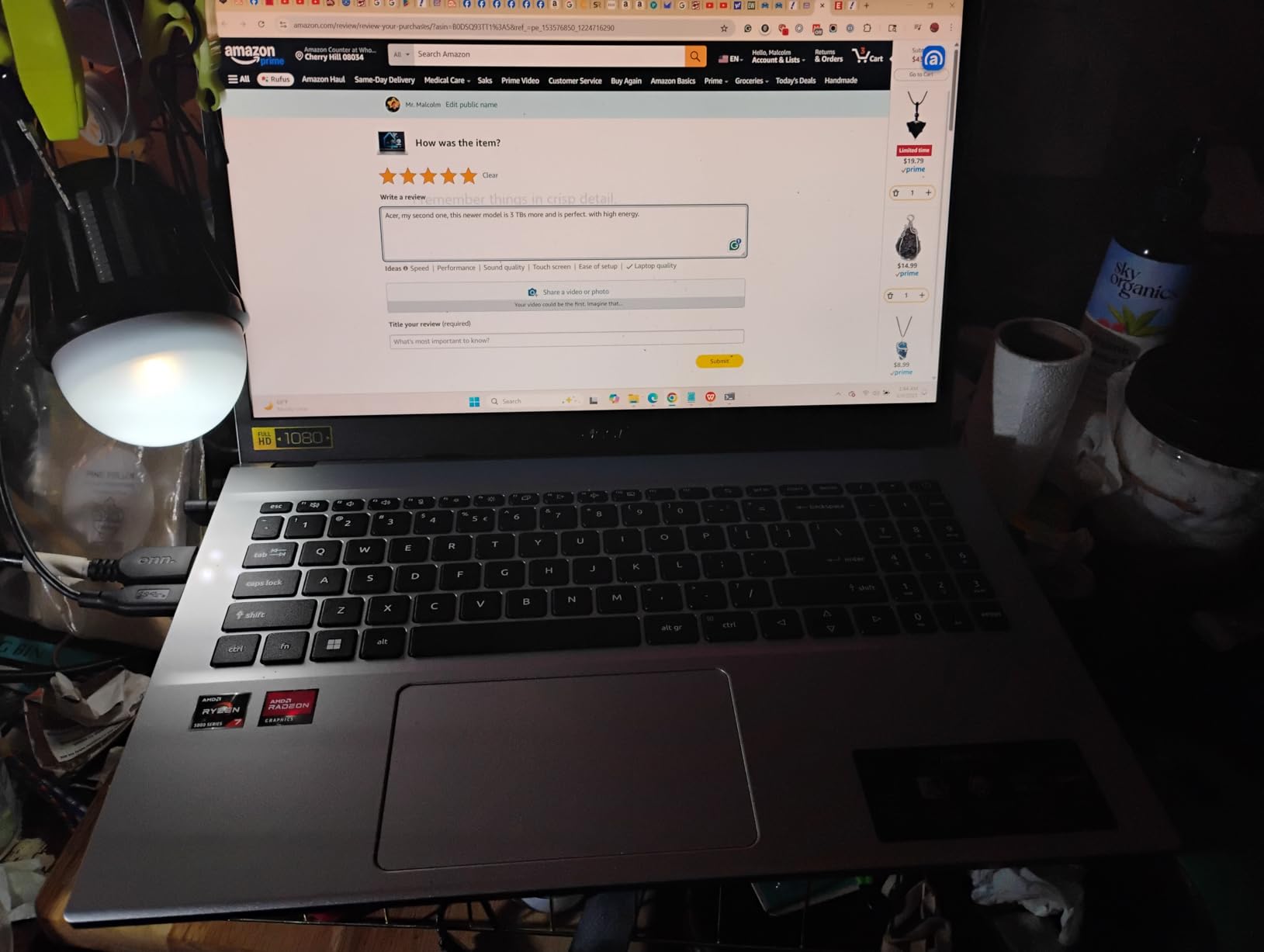 acer Aspire Premium Laptop | AMD Ryzen 7 5700U (Beats i7-1250U) CPU | 32GB RAM | 1TB SSD | 15.6