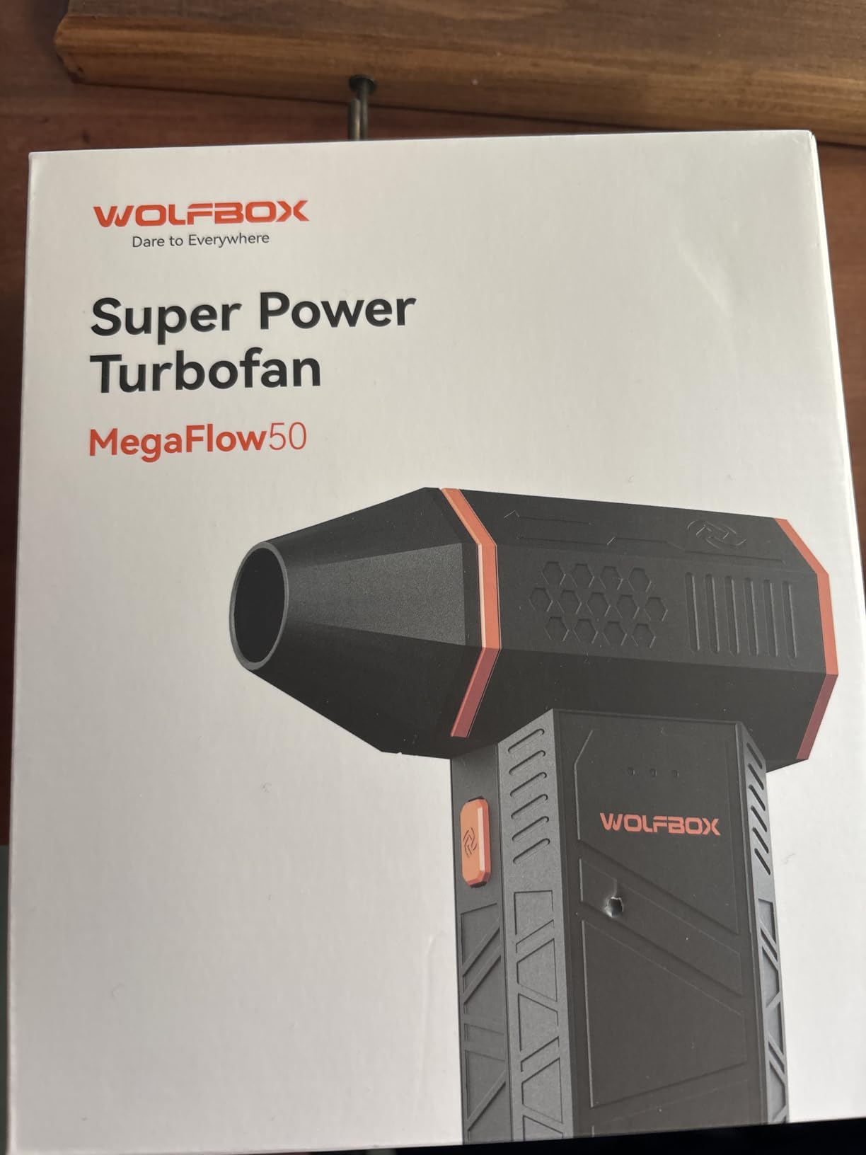 WOLFBOX MF50 Compressed Air Duster-110000RPM Super Power Electric Air Duster, 3-Gear Adjustable Mini Blower with Fast Charging, Dust Blower for Computer, Keyboard, House, Outdoor and Car - Customer Photo 1